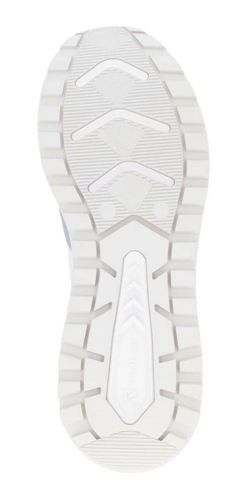Rieker (Rauhleder) W2500 weiss/blau Damen Sneaker günstig online kaufen