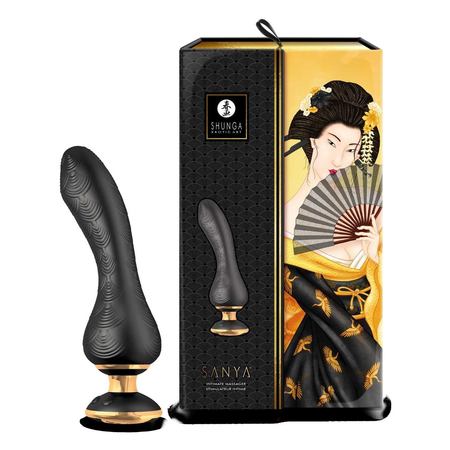 Sanya Shunga Shunga Toys Vibrator schwarz klassischer Vibrator