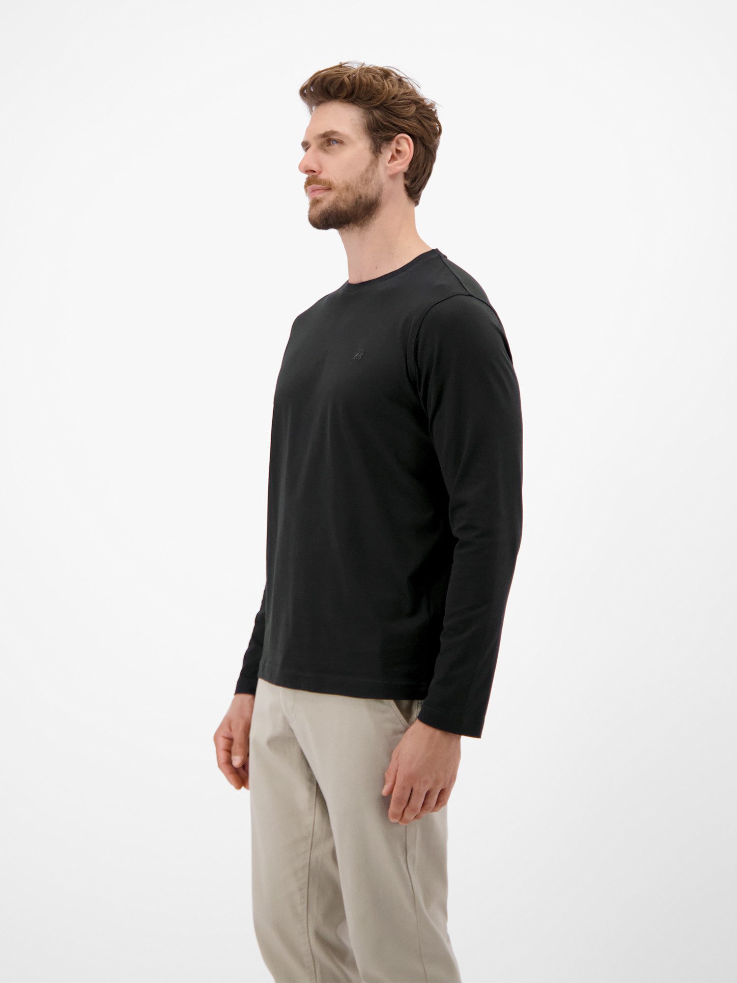 LERROS Longsweatshirt Basic-Longsleeve