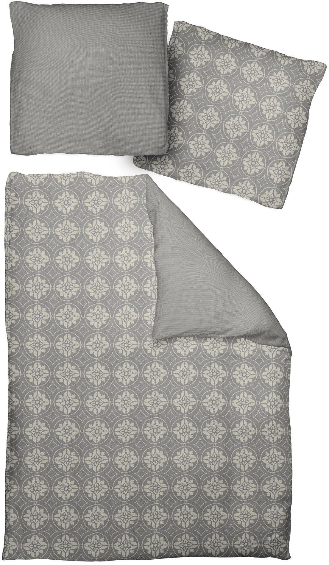 Adam Bettwäsche Romantic Puligny light, Renforcé, 2 teilig, aus 100 % Bio-Baumwolle, 2 teilig - Bettwäsche Set