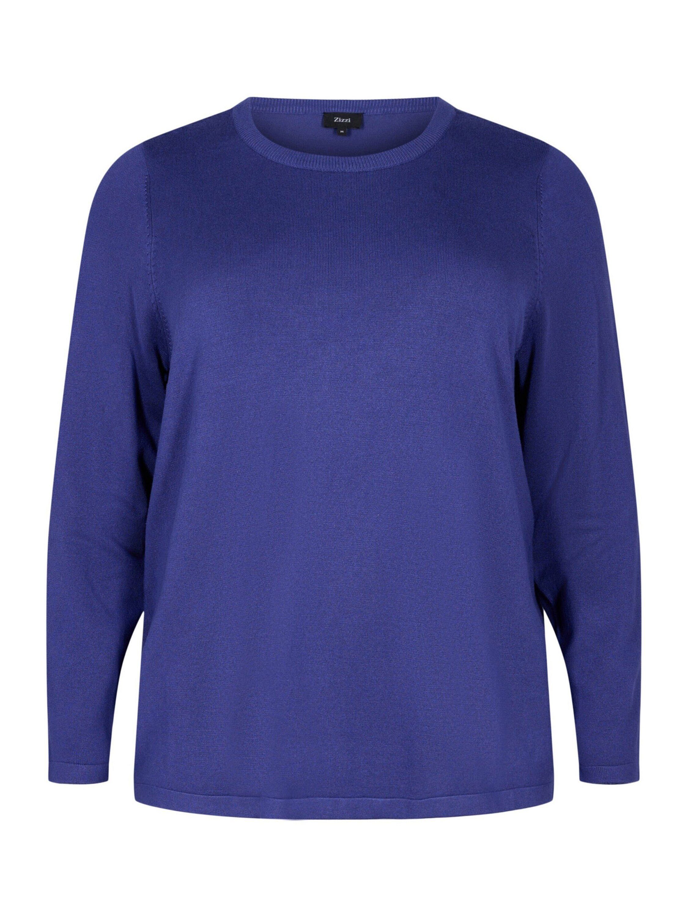 Zizzi Strickpullover CACARRIE (1-tlg) Plain/ohne Details