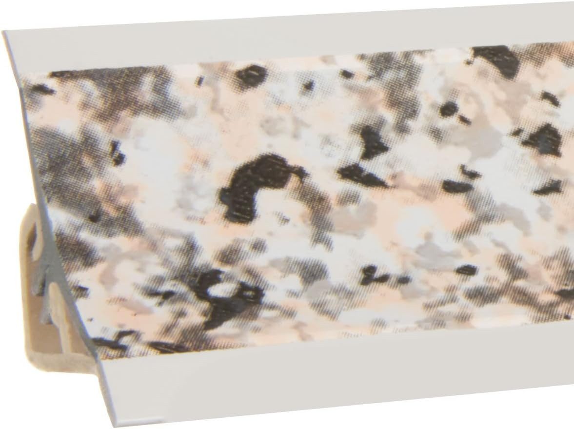 HOLZBRINK Abschlussleiste HOLZBRINK Küchenabschlussleiste Küchenleiste Granit 23x23mm 50 cm, selbstklebend, PVC, 1-St., Granit Wandabschlussleiste Arbeitsplatten 23x23mm 50 cm