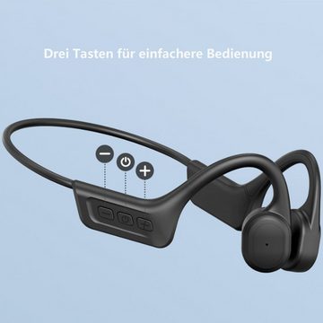 Diida Knochenleitungskopfhörer,Schwimmkopfhörer,wasserdicht,mit 32G Speicher Bluetooth-Kopfhörer