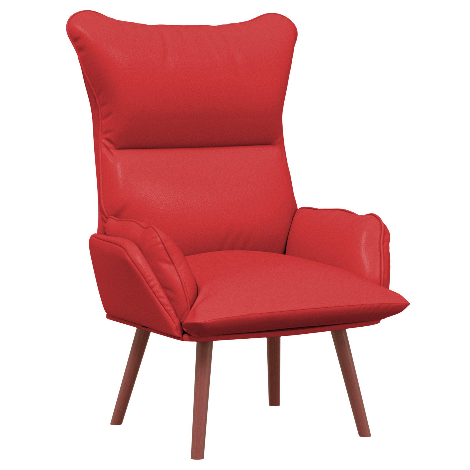 vidaXL Sessel Relaxsessel Rot Kunstleder (1-St) günstig online kaufen