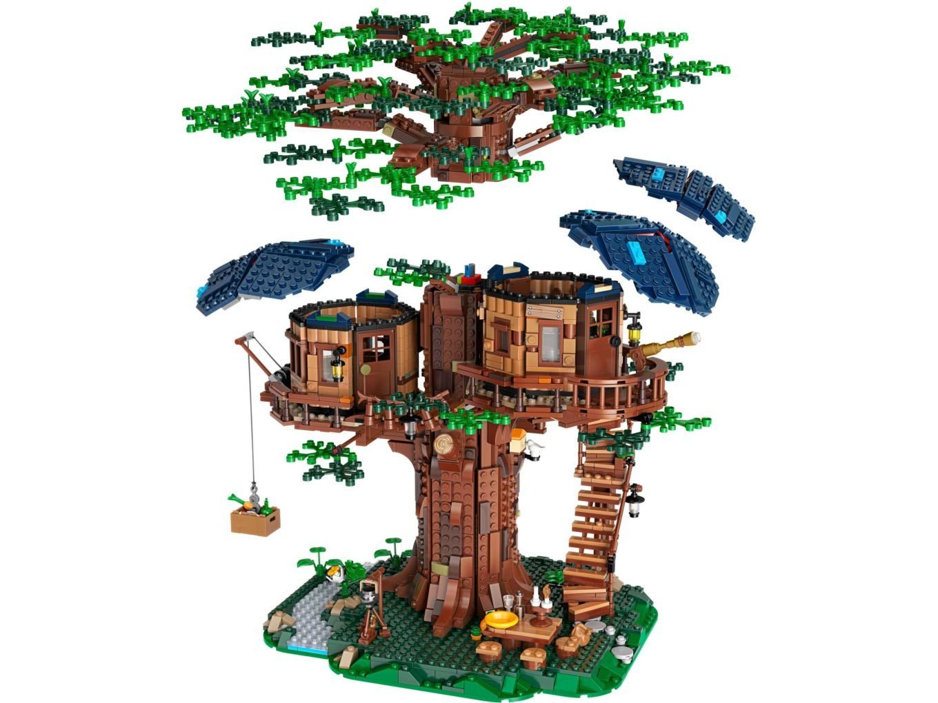 LEGO® Ideas - 3036 St) LEGO® Baumhaus, (Set, Konstruktionsspielsteine
