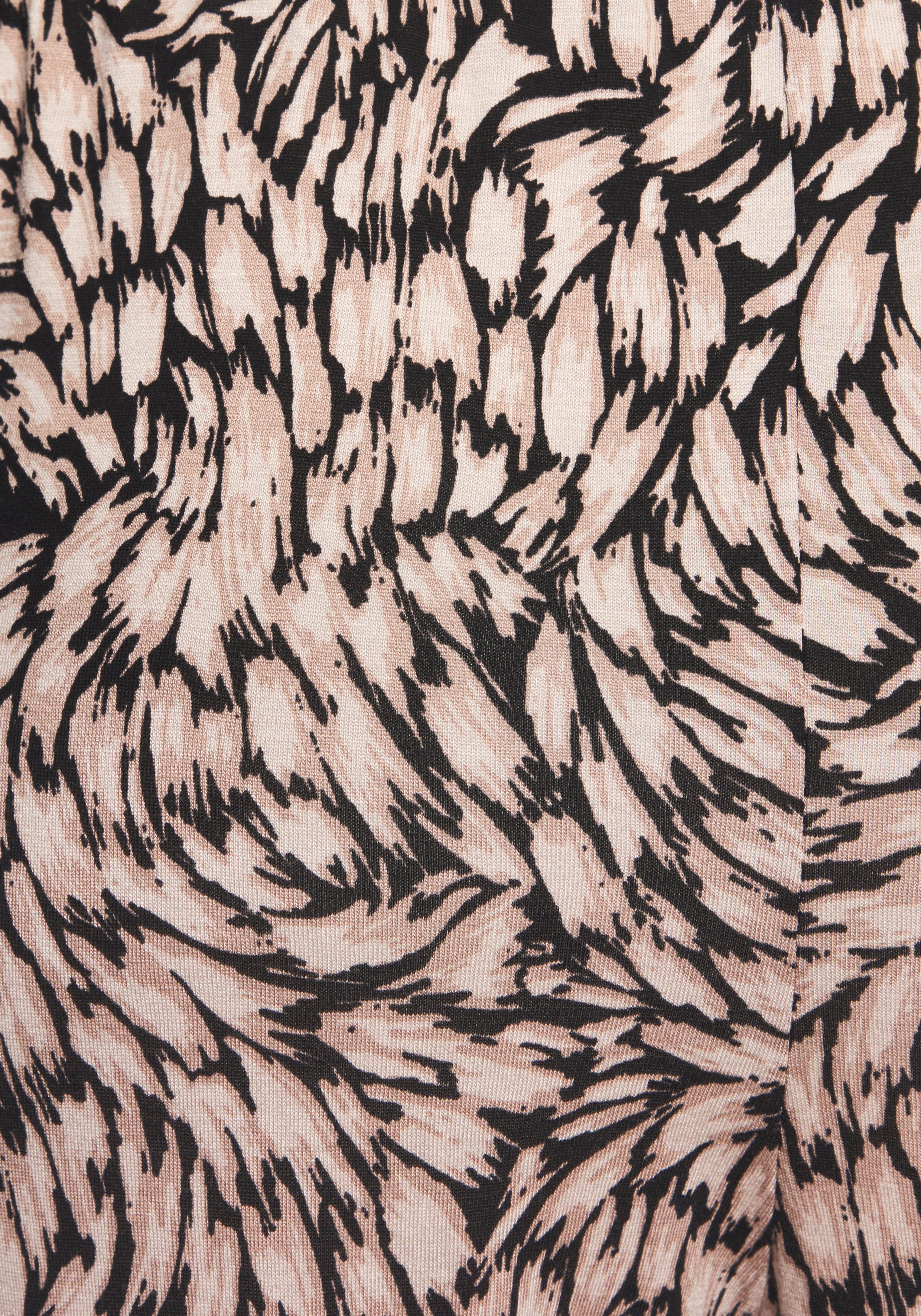 Buffalo Jerseyhose mit Alloverprint, sommerliche Schlupfhose mit Taschen, Strandhose