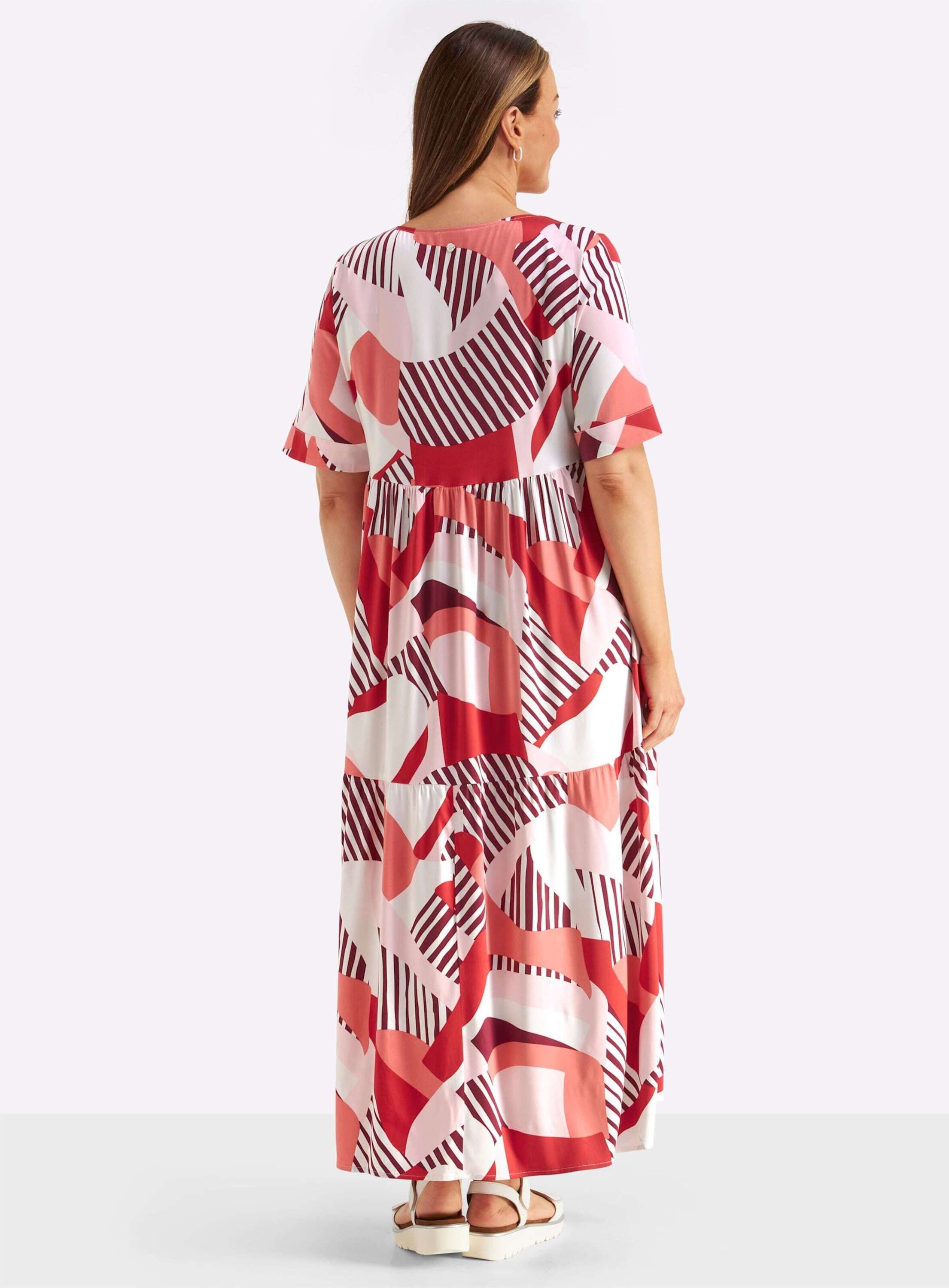 Sheego Etuikleid Kleid Kurzarm