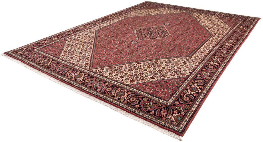 Orientteppich Perser - Bidjar - 343 x 248 cm - braun, morgenland, rechteckig, Höhe: 15 mm, Wohnzimmer, Handgeknüpft, Einzelstück mit Zertifikat