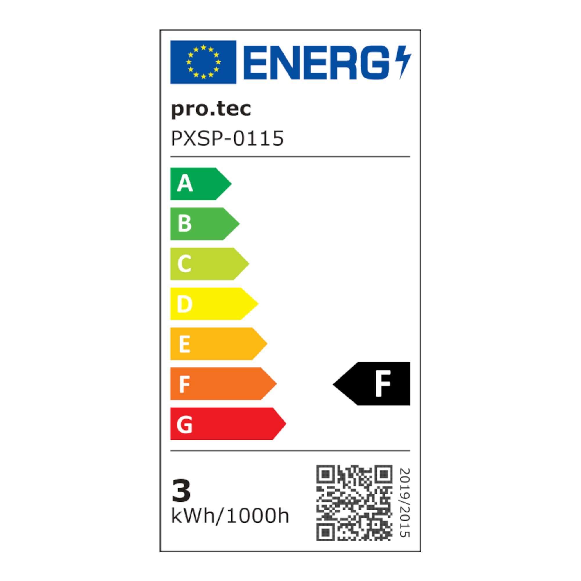 pro.tec Badspiegel, »Racale« mit 120 cm LEDs Aluminiumrahmen x 70 Weiß 50