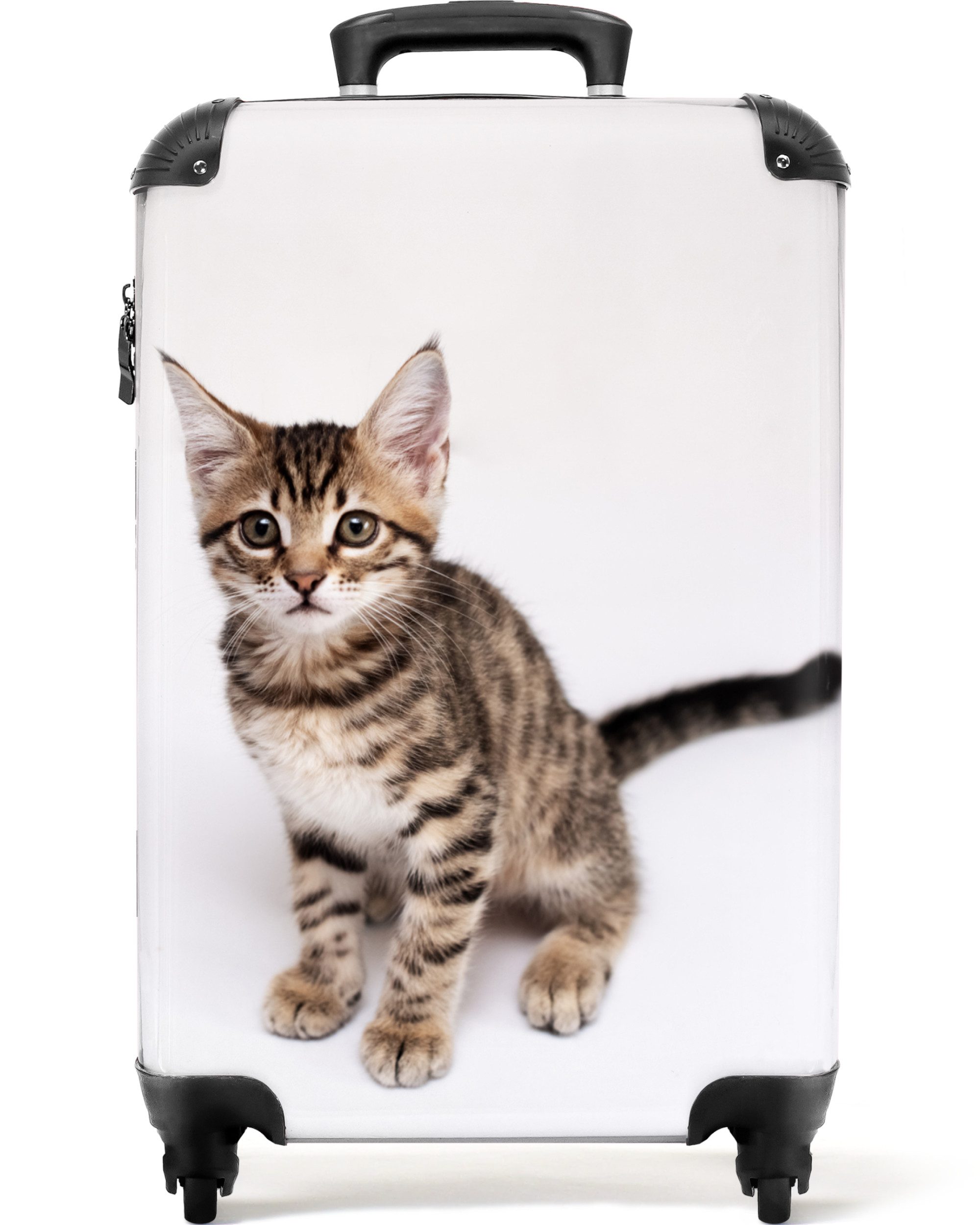 NoBoringSuitcases.com© Hartschalen-Trolley Katze - Haustiere - günstig online kaufen