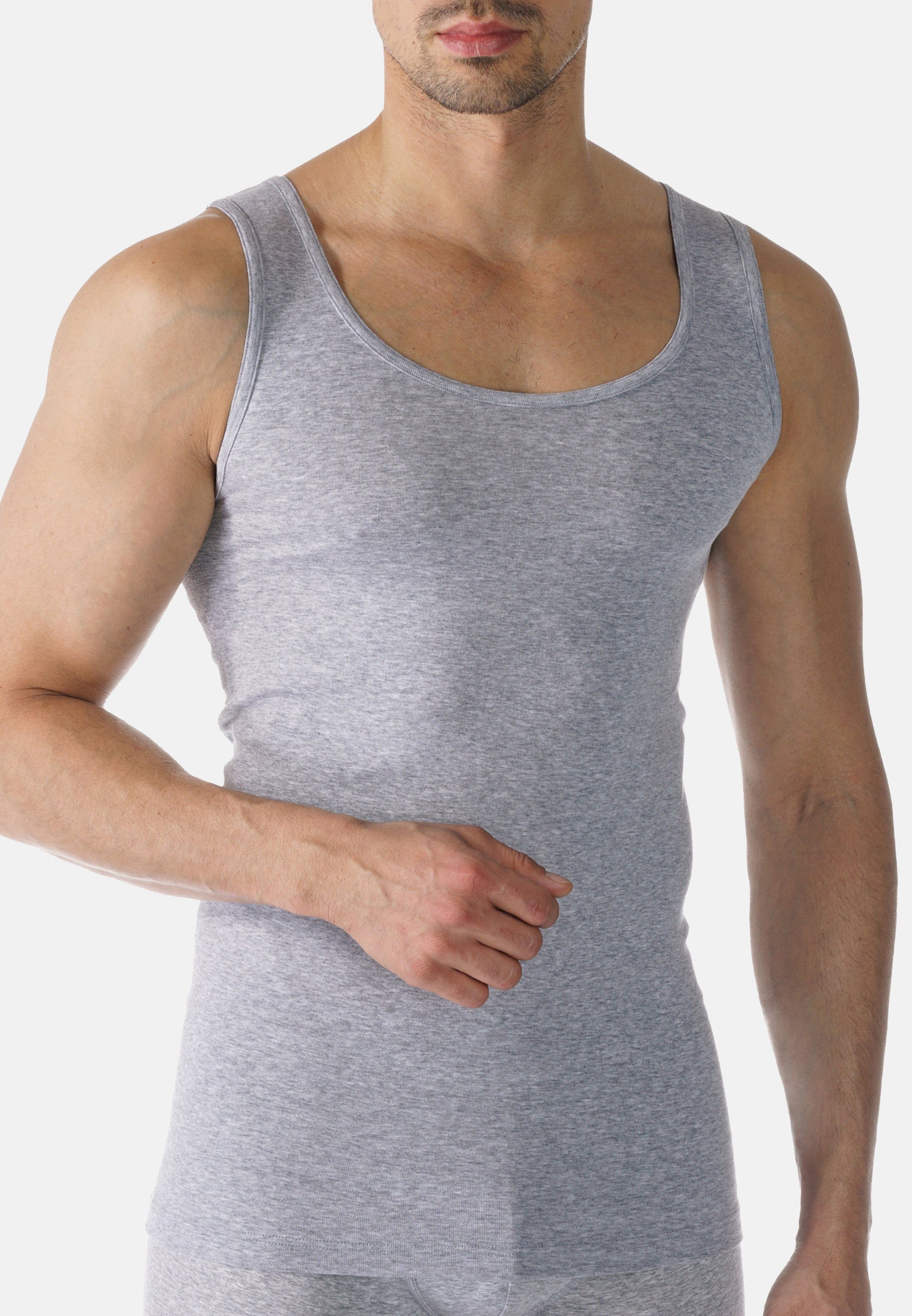 Mey Unterhemd Casual Cotton (1-St) Unterhemd / Tanktop - Baumwolle - Light grey melange | Unterhemden