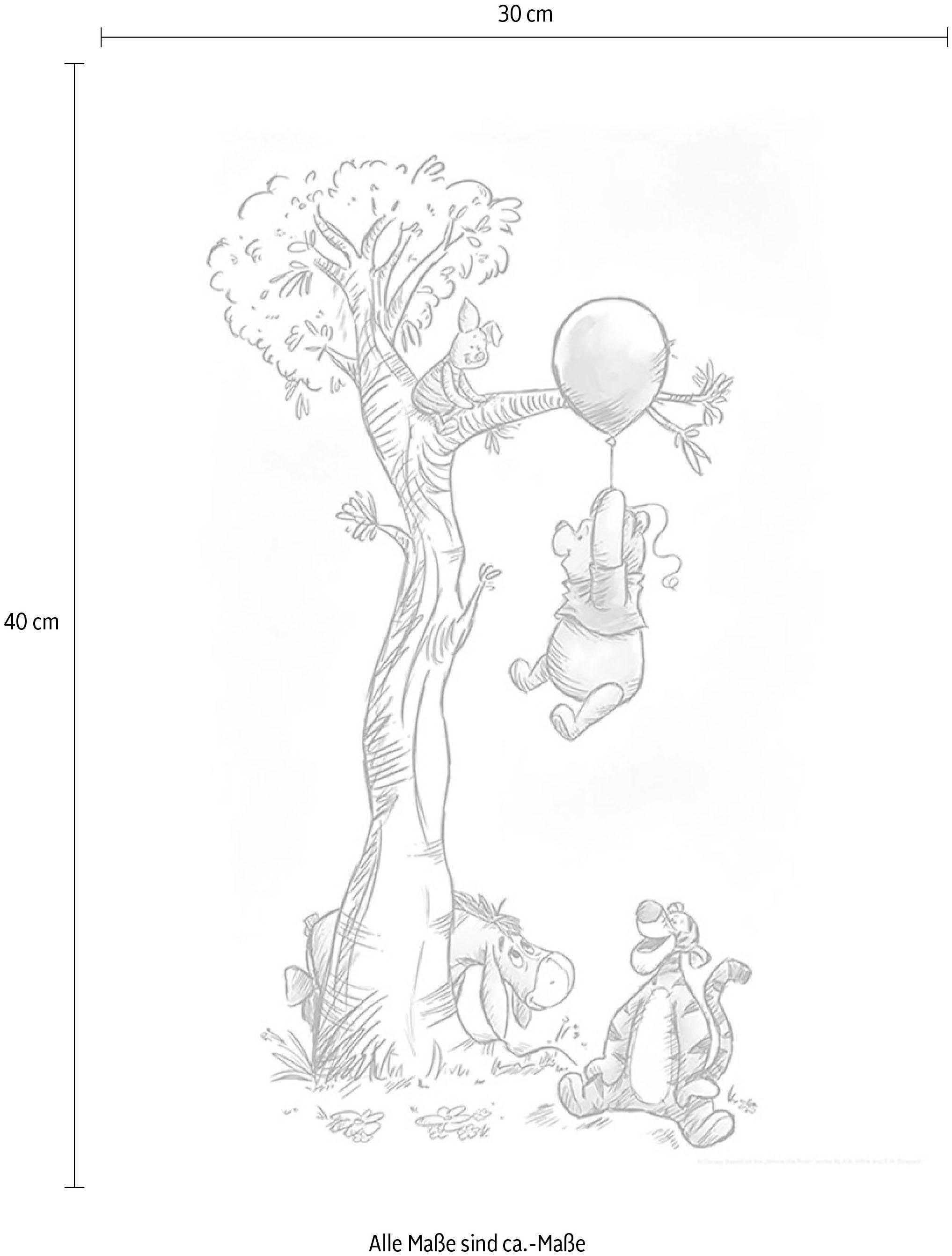 on, Hang Poster St), Komar (1 Winnie Wohnzimmer Schlafzimmer, Kinderzimmer, Disney Pooh