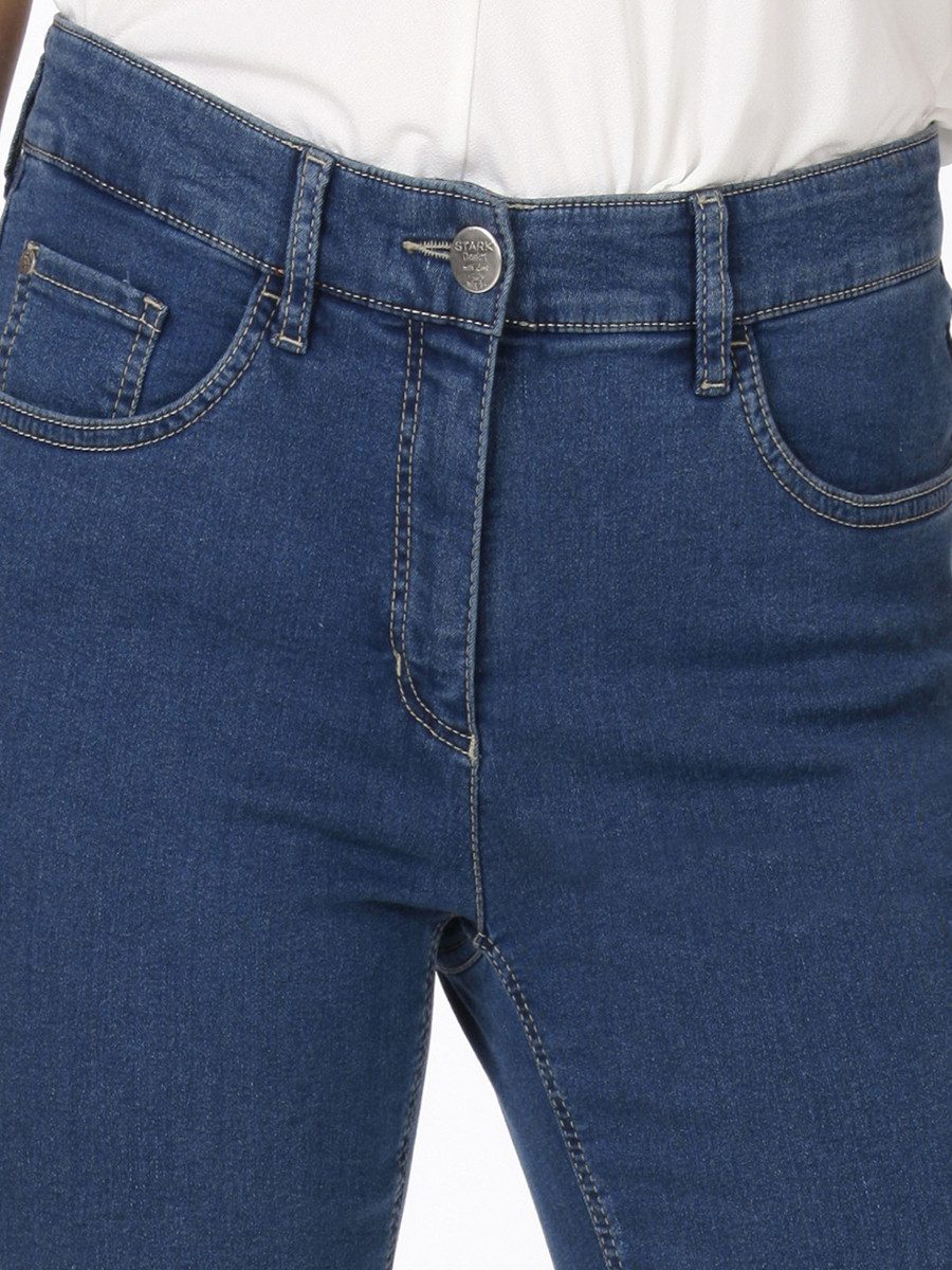 STARK DIE HOSE Stretch-Jeans Style TWIGGY - Damen Wohlfühl-Jeans POWER-Denim mit Dehnbund SENSATION Jeans – perfekt für lange Tage
