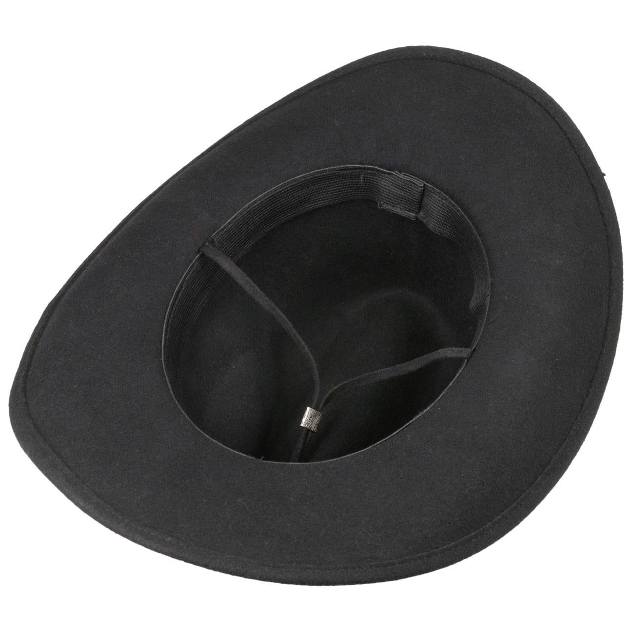 Lipodo Cowboyhut (1-St) Rodeohut mit Kinnband, Made in Italy