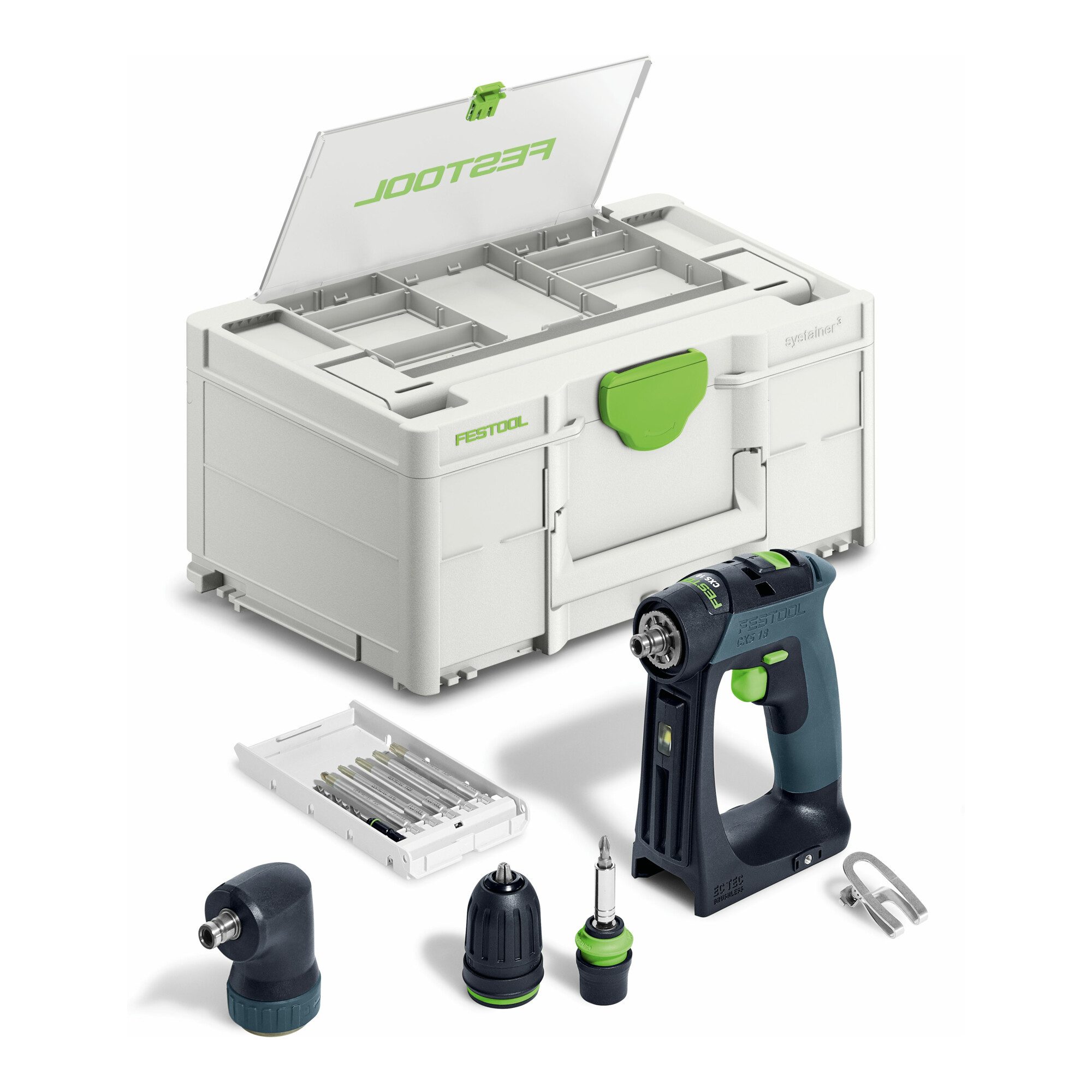FESTOOL Bohrschrauber Festool Akku-Bohrschrauber CXS 18-Basic-Set