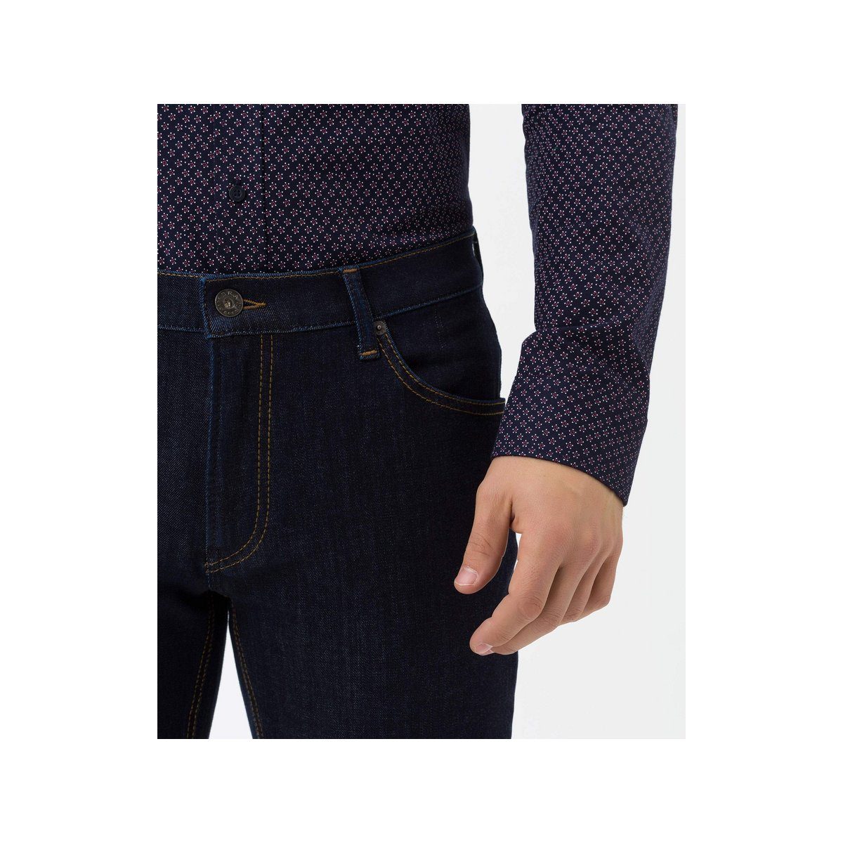 Brax blau 5-Pocket-Jeans (1-tlg)