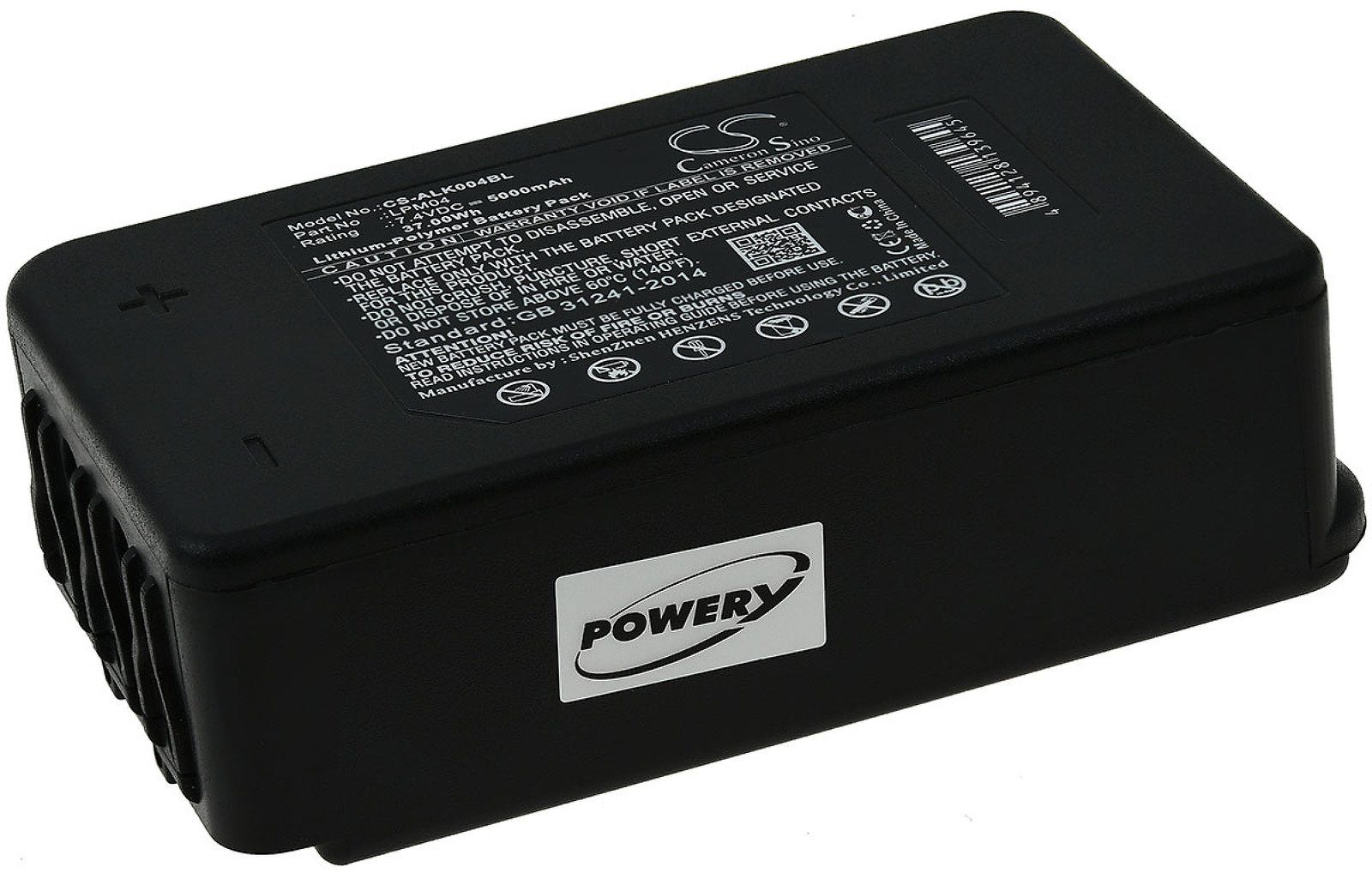 Powery Akku für Autec Typ LPM04 Akku 5000 mAh (7.4 V)