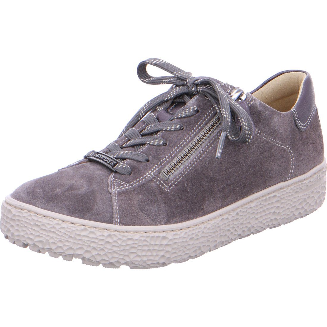 Hartjes Hartjes Schuhe, Schnürschuh Phil - Velours Schnürschuh grau 042686 | Sneaker