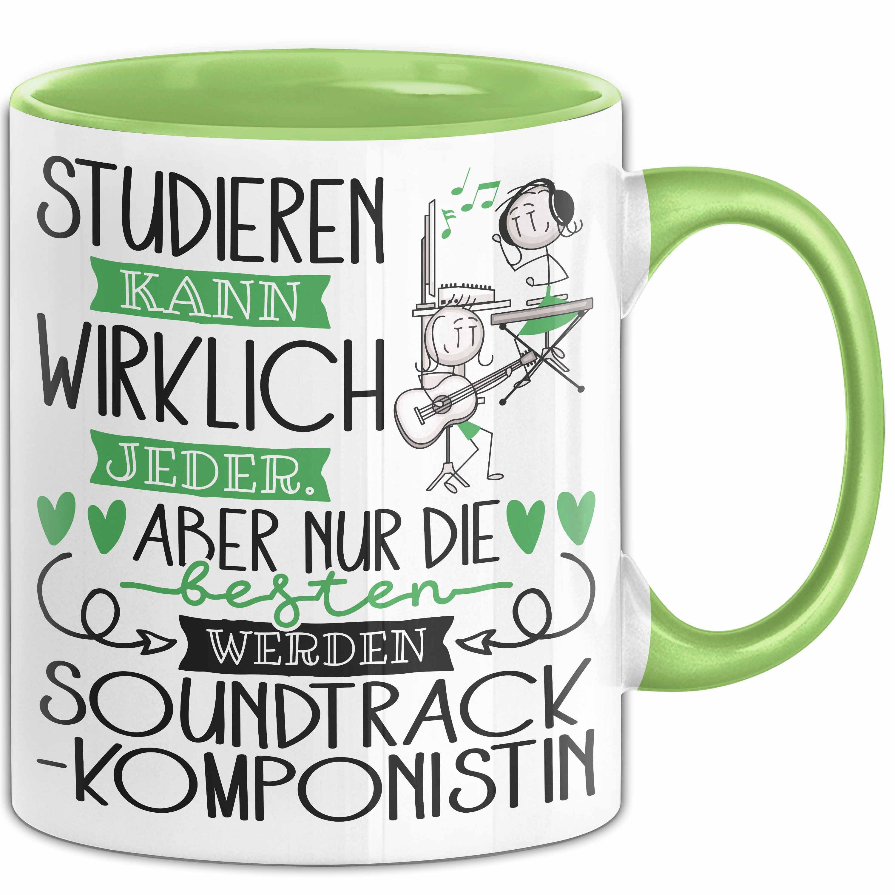 Trendation Tasse Soundtrack-Komponistin Tasse Lustiges Geschenk Studieren Kann Wirkli