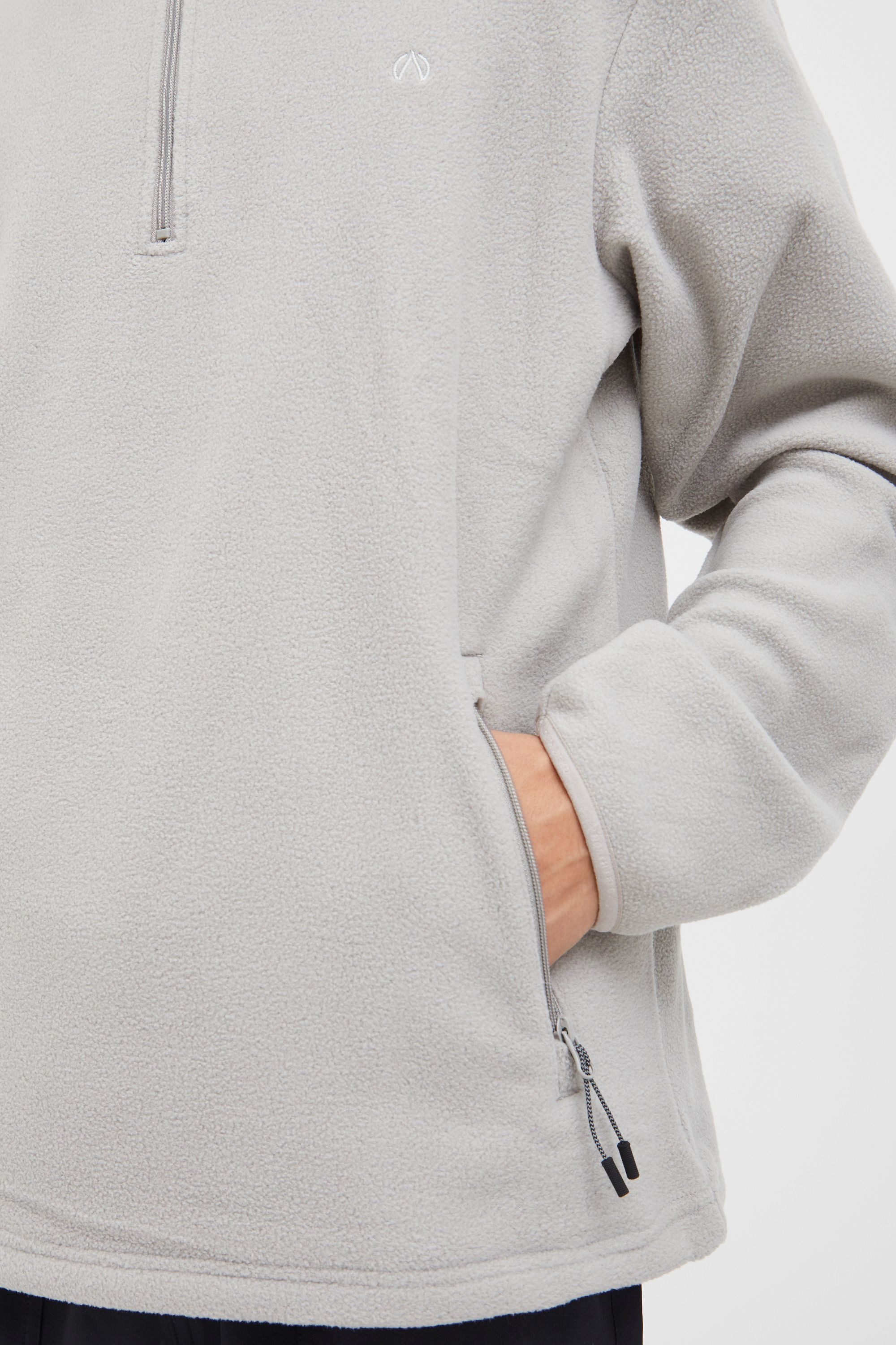 North Bend Troyer NBCotas M Atmungsaktiver Fleecepullover mit Troyer Kragen