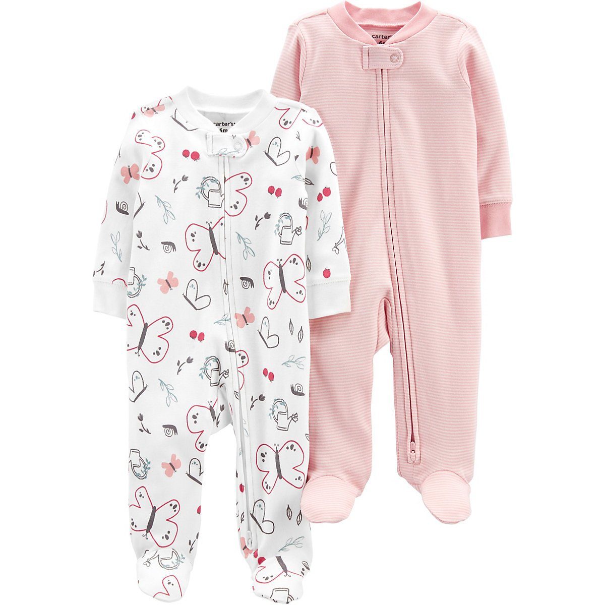 Carter`s Schlafanzug »Baby Schlafanzug Doppelpack für Mädchen« online  kaufen | OTTO
