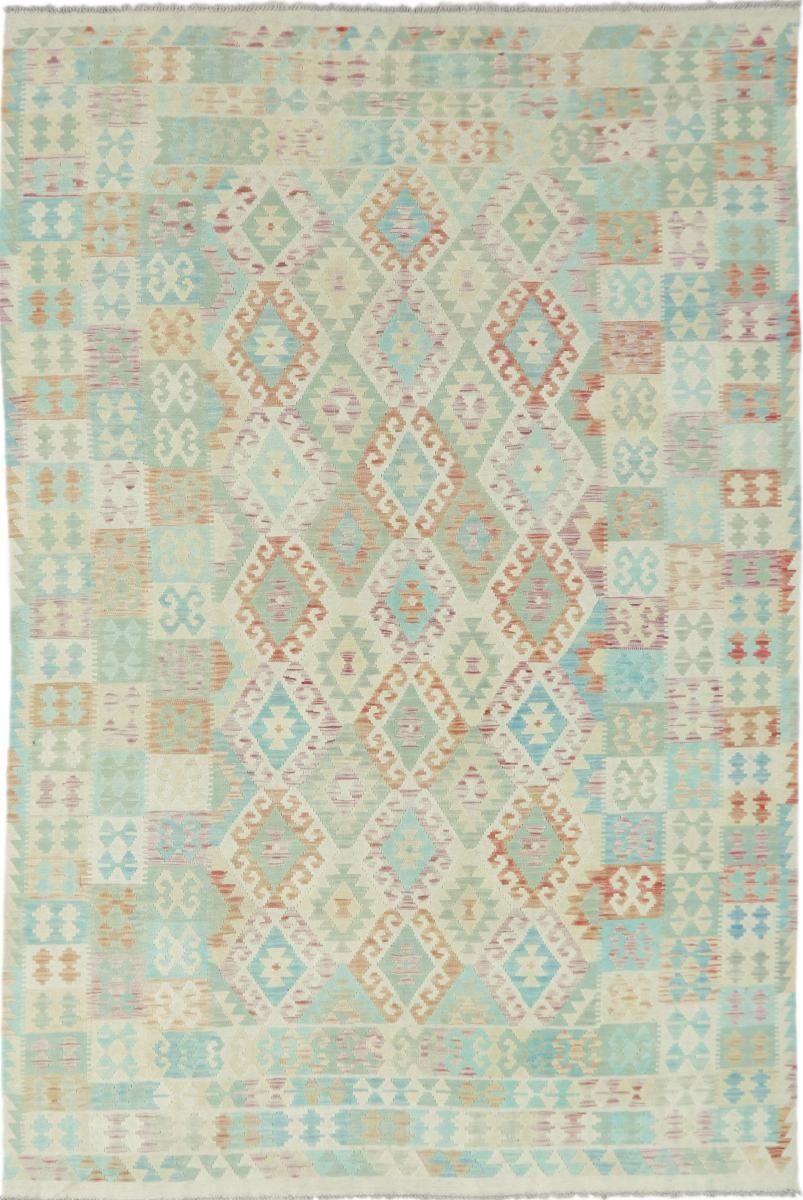 Orientteppich Kelim Afghan Heritage 203x300 Handgewebter Moderner Orientteppich, Nain Trading, rechteckig, Höhe: 3 mm