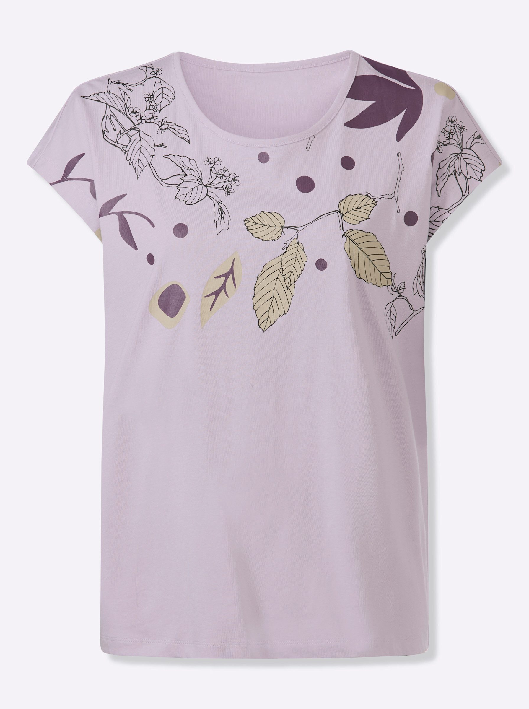 Sieh an! T-Shirt Rundhals-Shirt Extra kurz