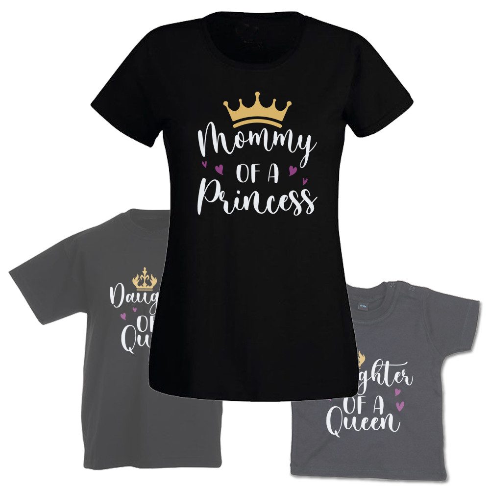 T-Shirt Mother of a Princess & Daughter of a Queen