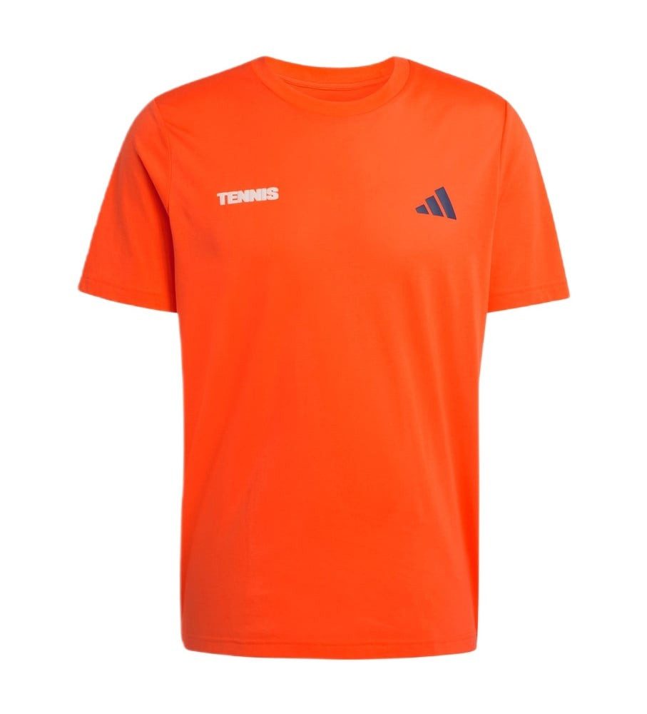 adidas Performance T-Shirt Tennis Hot Egg Graphic (Baumwollmix) orange Herren