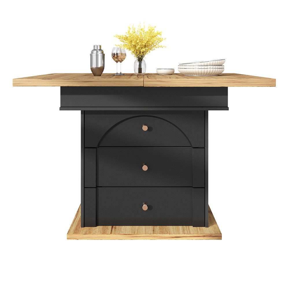 MODFU Esstisch Multifunktionaler Ausziehtisch (Ausziehbarer Teleskoptisch 1 günstig online kaufen