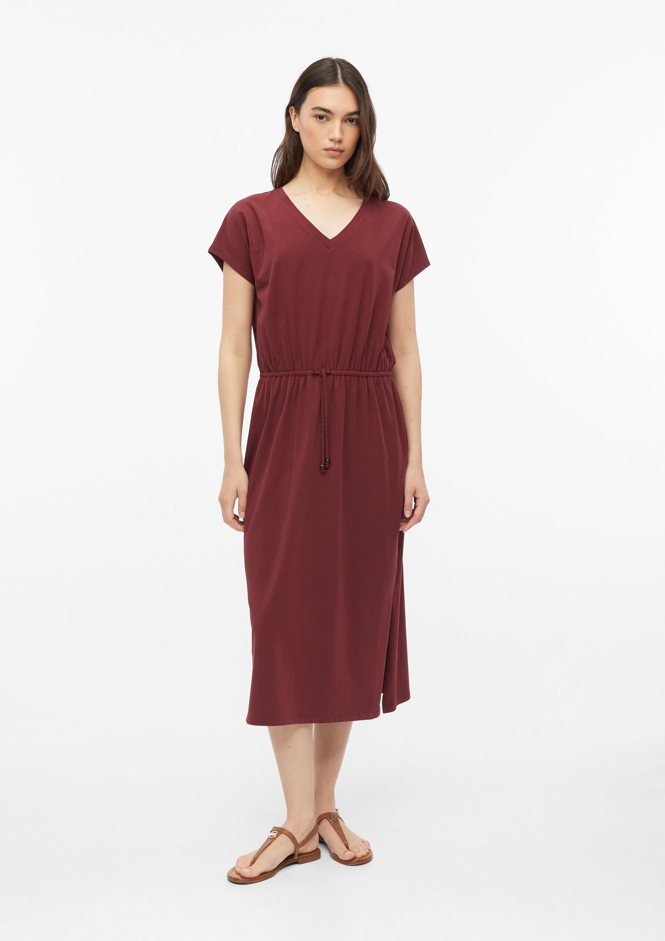 s.Oliver Midikleid Kleid Jerseykleid in Midilänge mit Tunnelzug