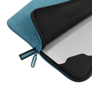 Tucano Laptop-Hülle Second Skin Mélange, Neopren Notebook Sleeve, Hellblau 12 Zoll, 12-13 Zoll Laptops