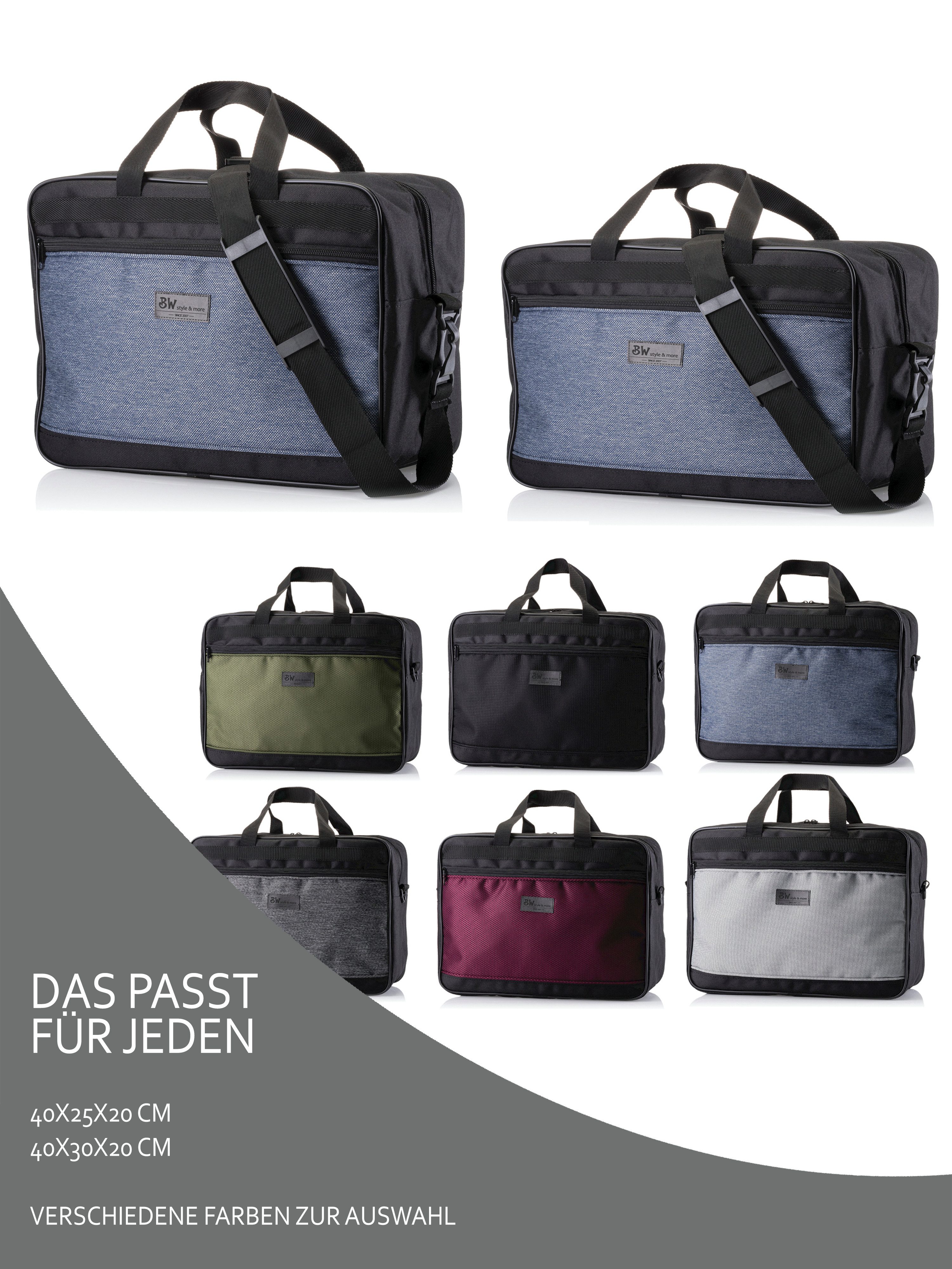 BambiniWelt by Rafael K. Reisetasche Handgepäck Boardgepäck Bordcase 40x20x25 40x30x20 Ryanair Wizzair (M2), in 2 Größen: 40x25x20cm (klein), 40x30x20cm (groß) – Bild 2 von 5