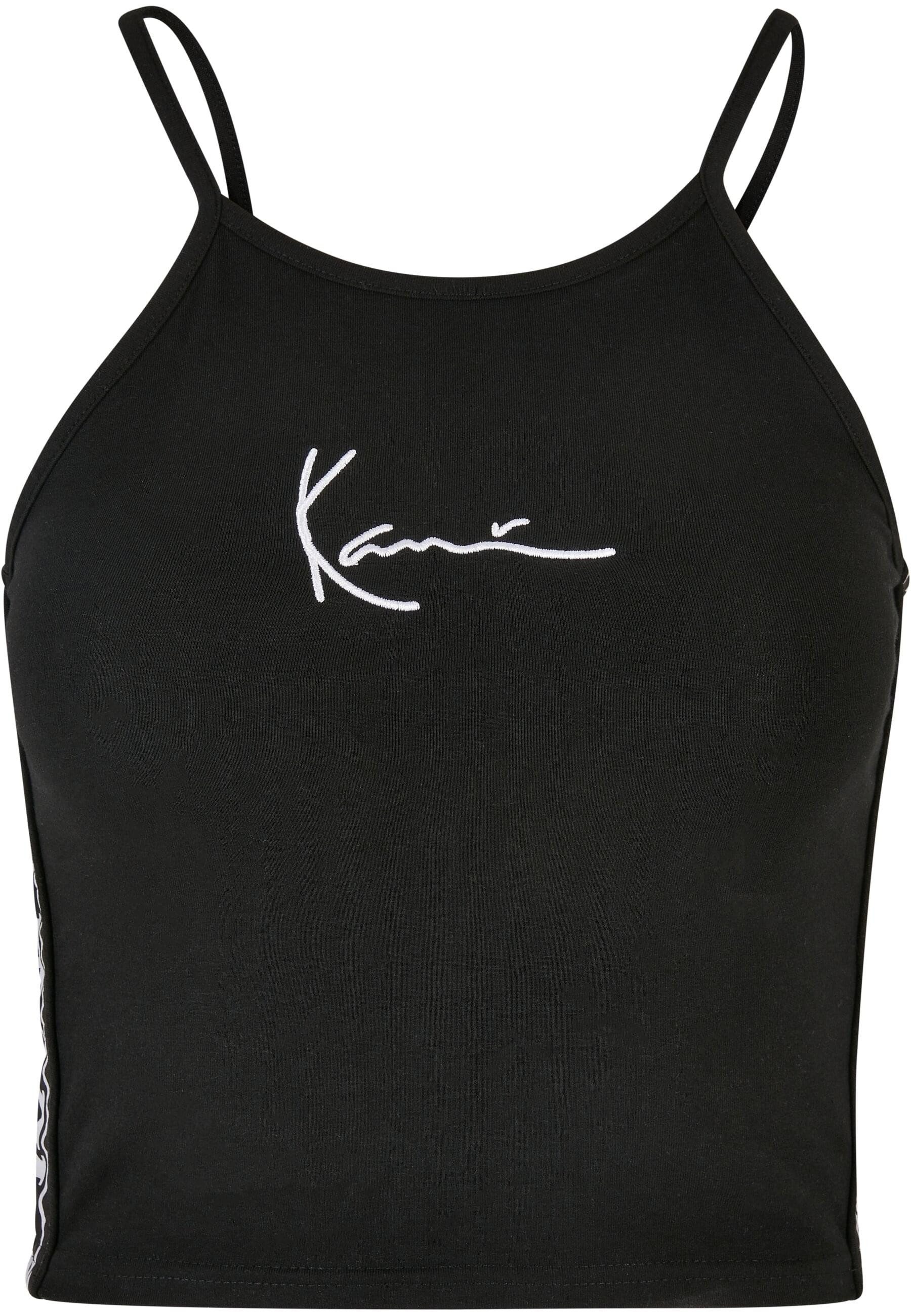 Karl Kani Muskelshirt Karl Kani Damen KKWQ22001BLK KK Small Signature Tape Top (1-tlg)