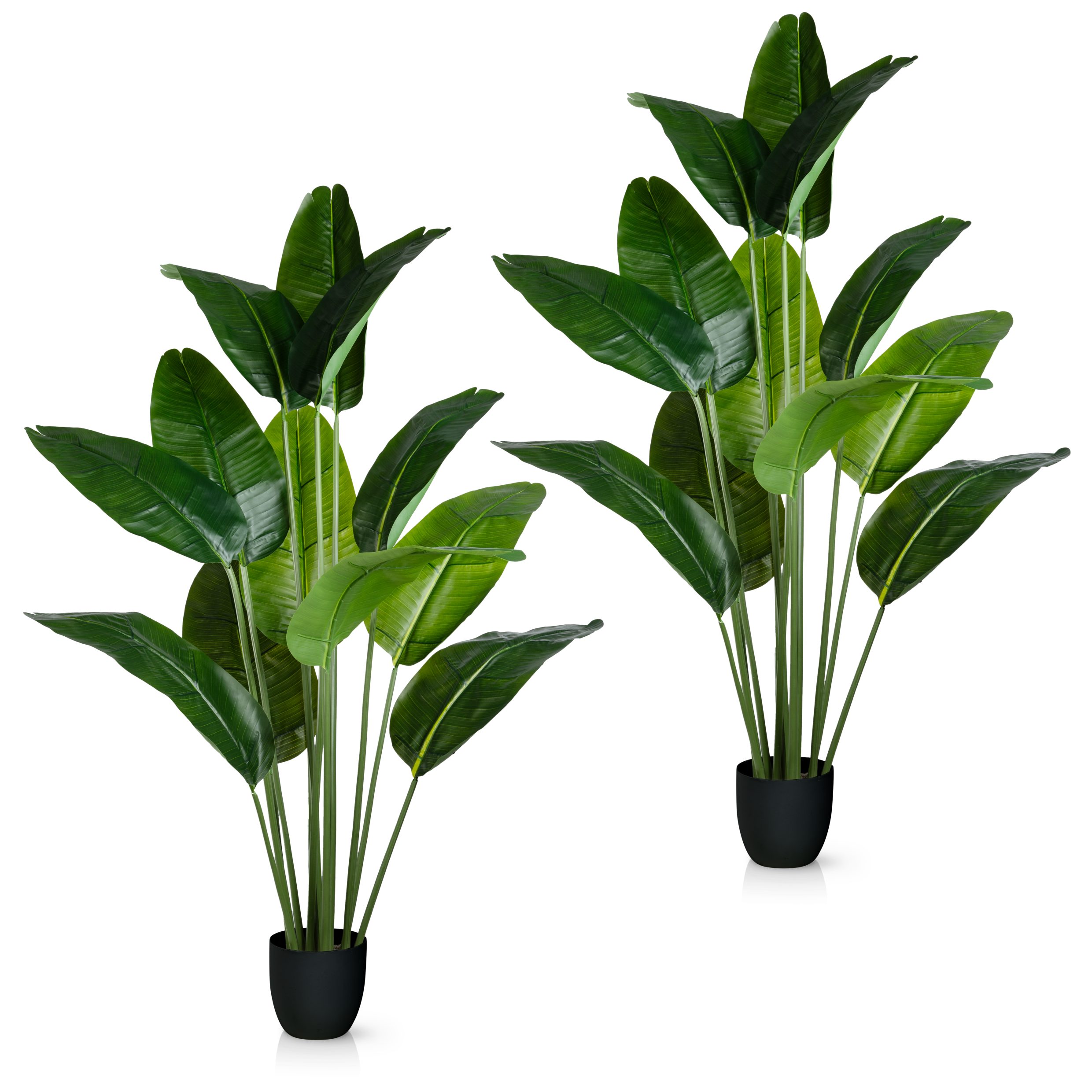 Kunstpalme Künstlicher Bananenbaum mit Topf, Kunstpflanze, Kunstbaum Banane günstig online kaufen