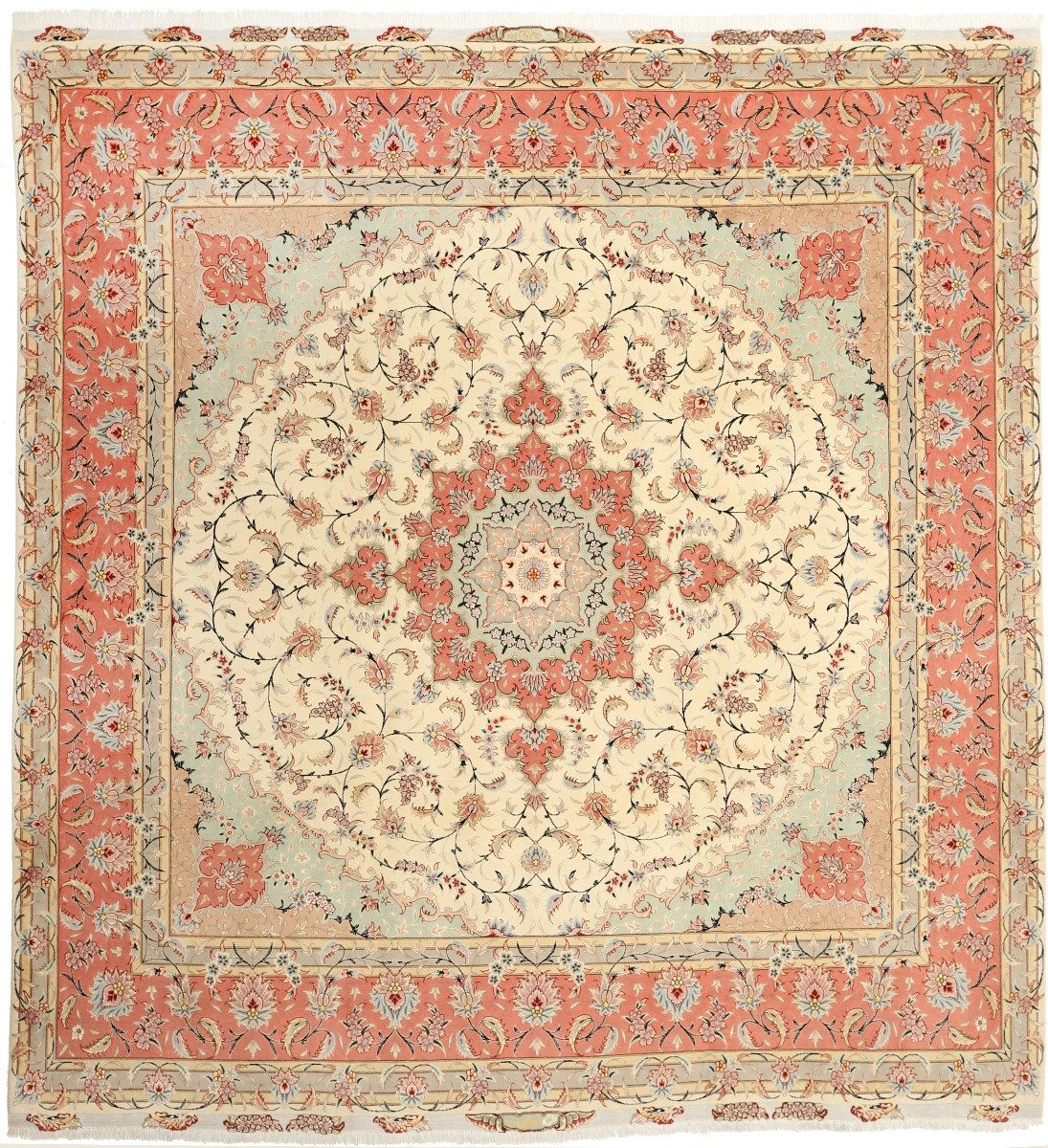 Carpet Avenue Teppich Tabriz 50 Raj 257x247, Quadrat, Höhe: 8 mm