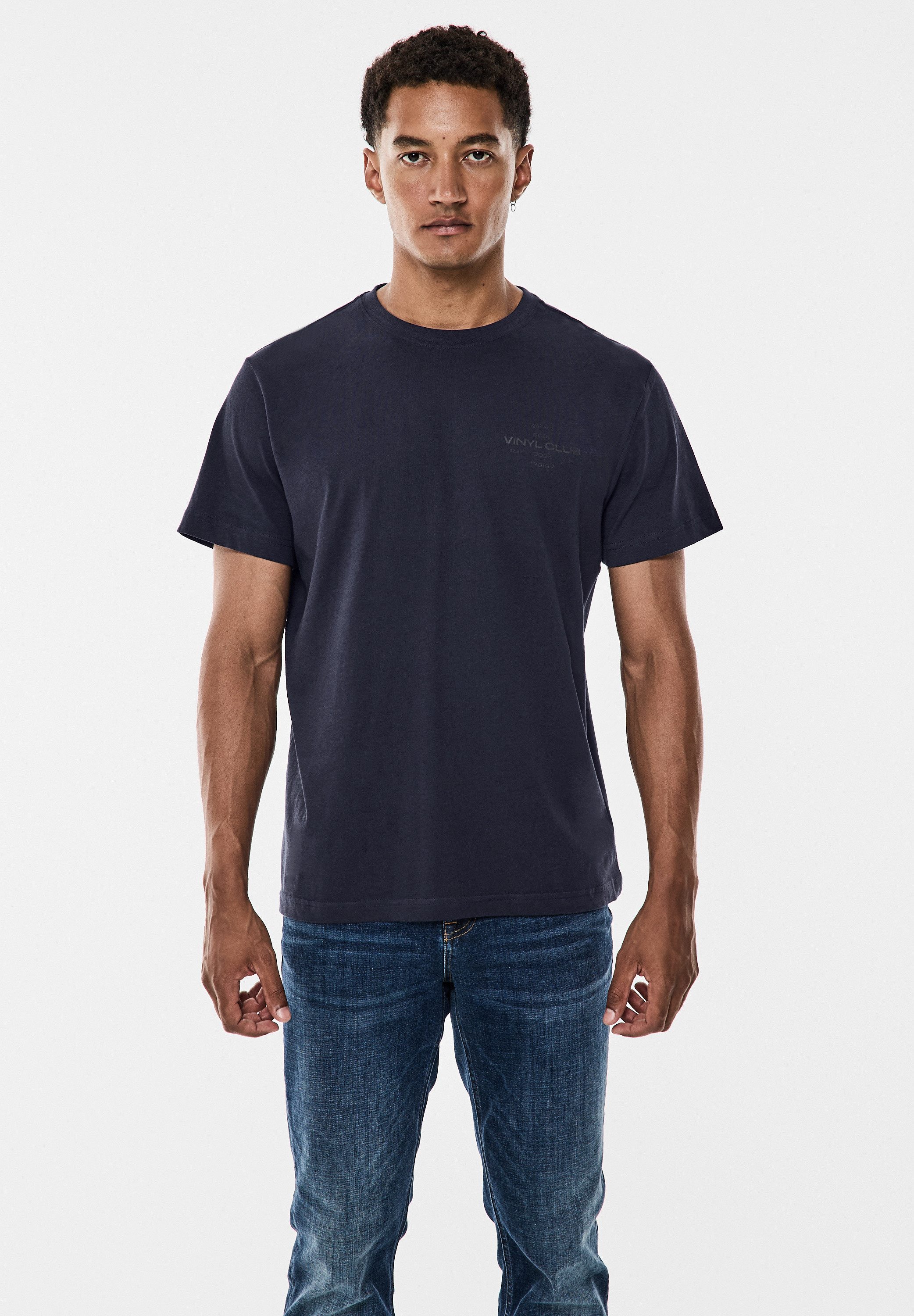 STREET ONE MEN T-Shirt aus reiner Baumwolle