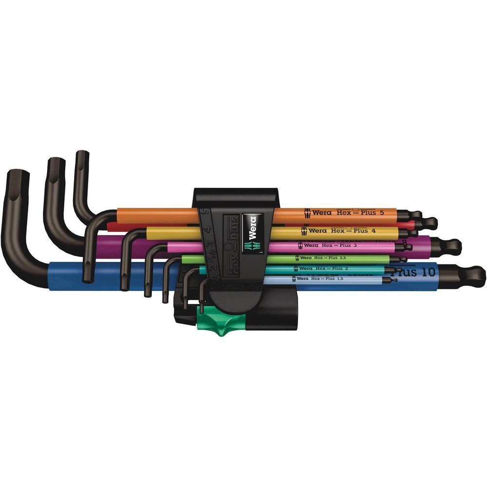 Wera Schraubendreher Wera 950/9 Winkelschraubendreher-Set 1.5 mm, 2 mm, 2.5 mm, 3 mm, 4 mm