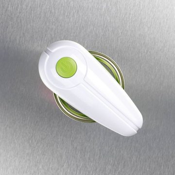 GOURMETmaxx Elektrischer Dosenöffner, weiß/green