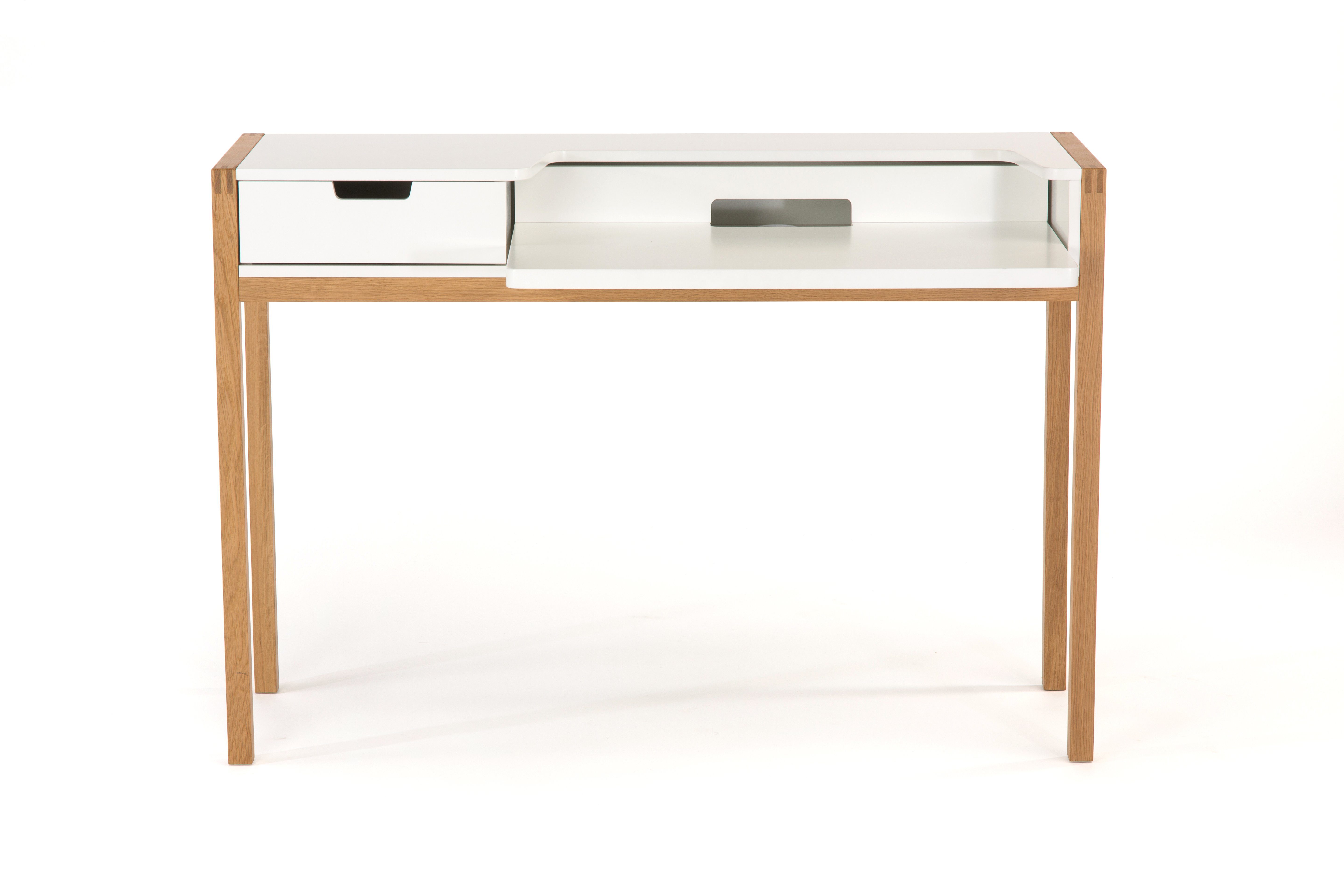 Woodman Schreibtisch Farringdon, skandinavisches Design, Home Office, praktisch ausziehbar, FSC®