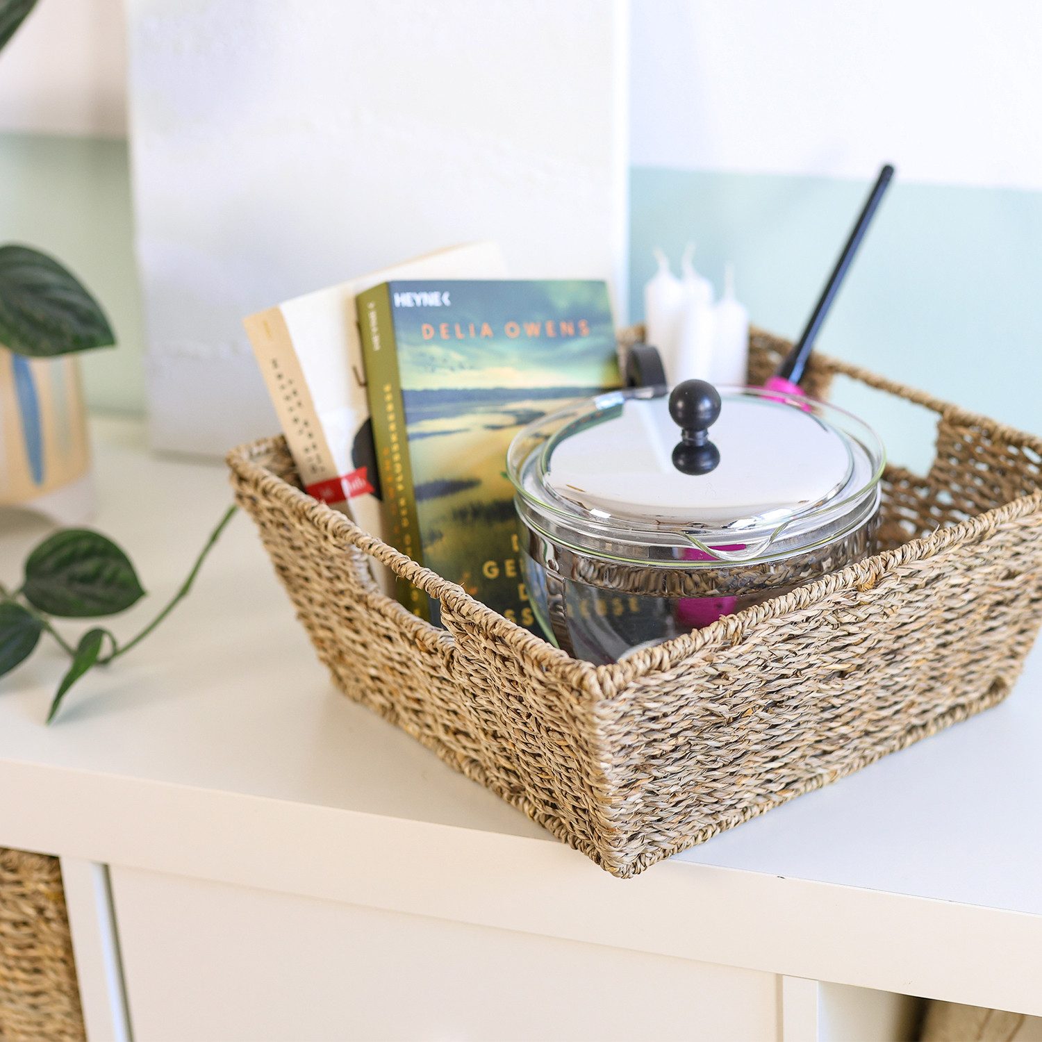 HMF Aufbewahrungskorb Geschenkkorb leer, Aufbewahrungskorb, geflochten günstig online kaufen