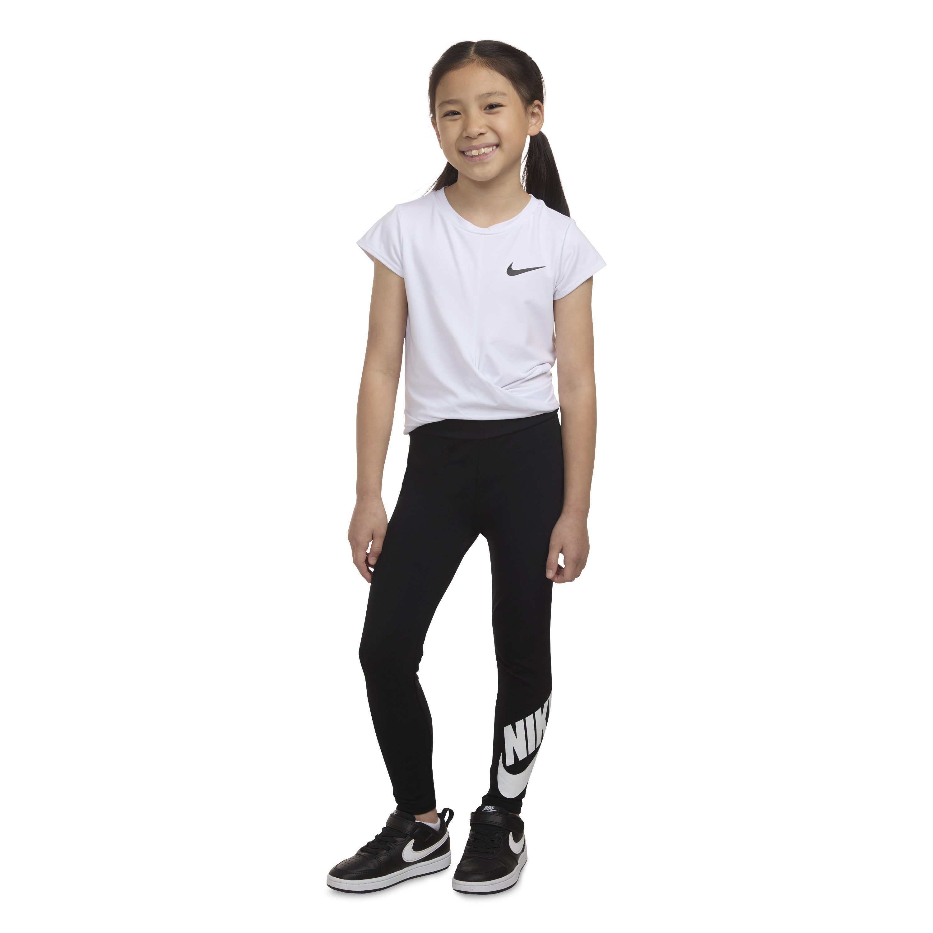 Nike Sportswear Leggings NKG CLUB HBR HIGH RISE LEGGING mit hohem Bund, extra-eng anliegende Beinform, aus Baumwollmischung