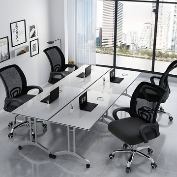 Retoo Bürostuhl Bürostuhl Ergonomisch Schreibtischstuhl Chefsessel Drehstuhl 150kg (Sessel zur Selbstmontage Montageanleitung,Sechskantschlüssel)