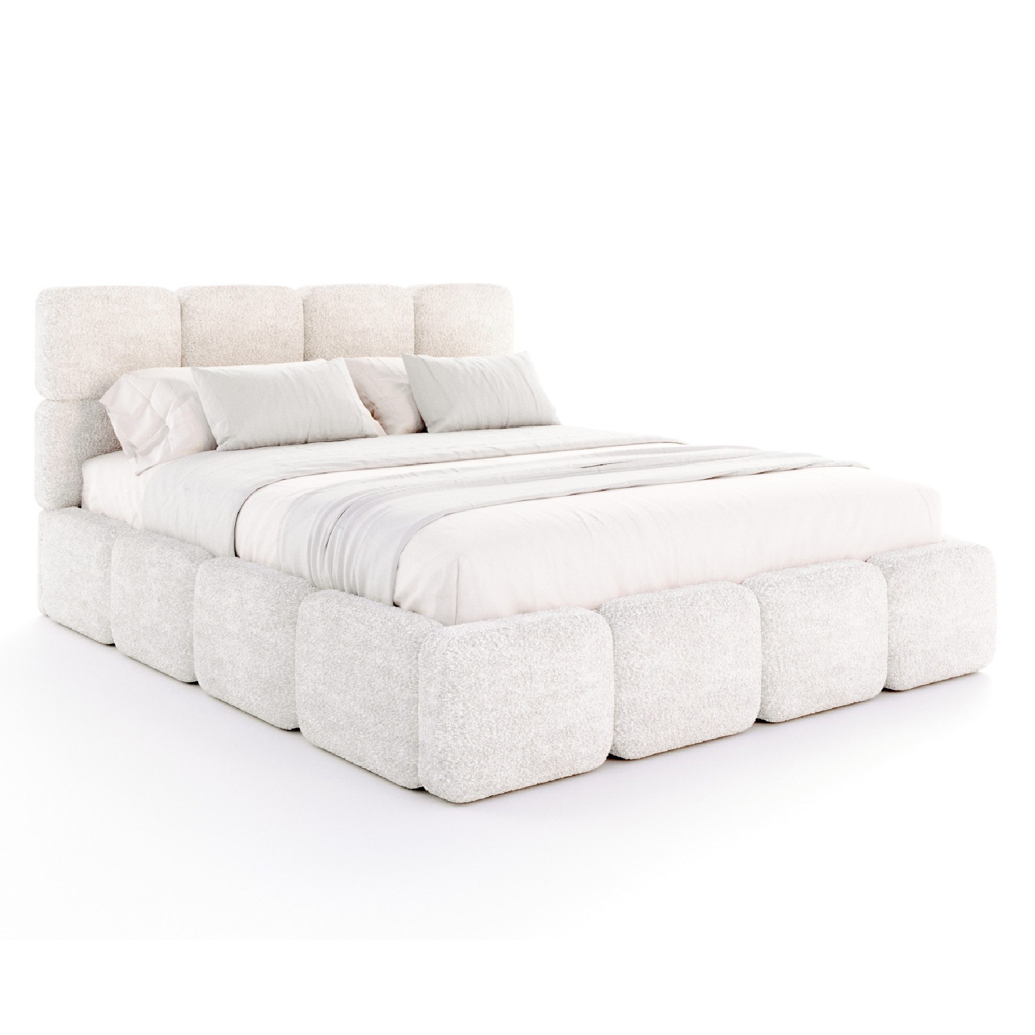 FDM Polsterbett CLOUDY Bettgestell Bett 140x200, günstig online kaufen