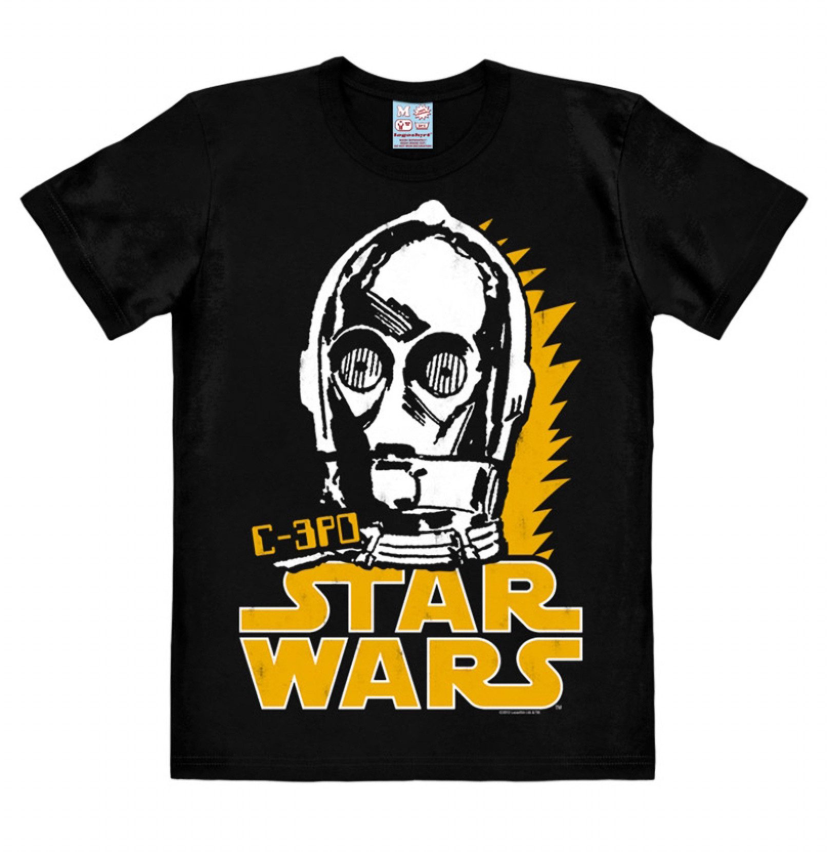 LOGOSHIRT Print-Shirt Star Wars – C-3PO – T-Shirt Original Design aus dem Star Wars Universum