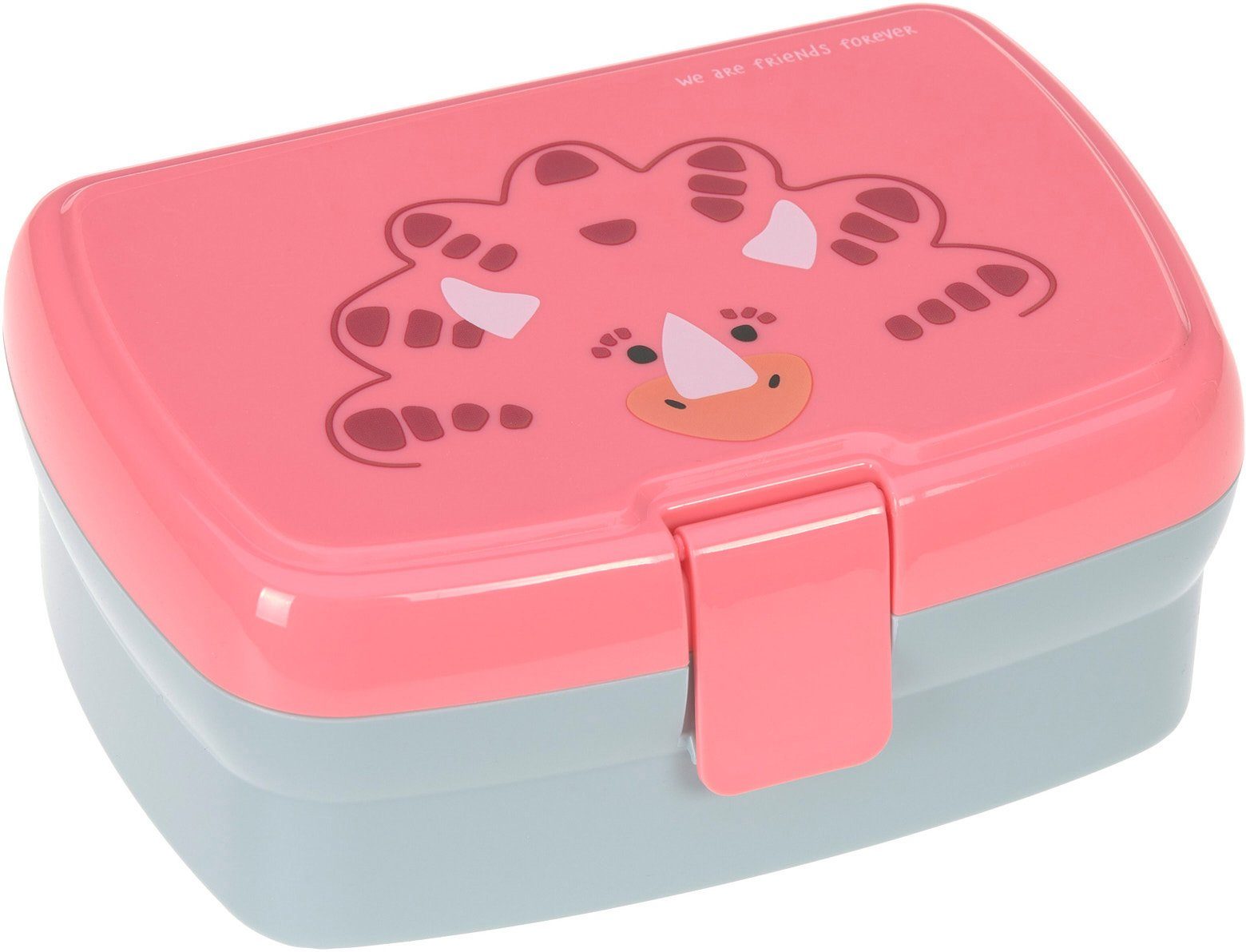 LÄSSIG Lunchbox About Friends, Dino rose, Polyprophylen (PP), Tritan, (Set, 2-tlg), mit Trinkflasche