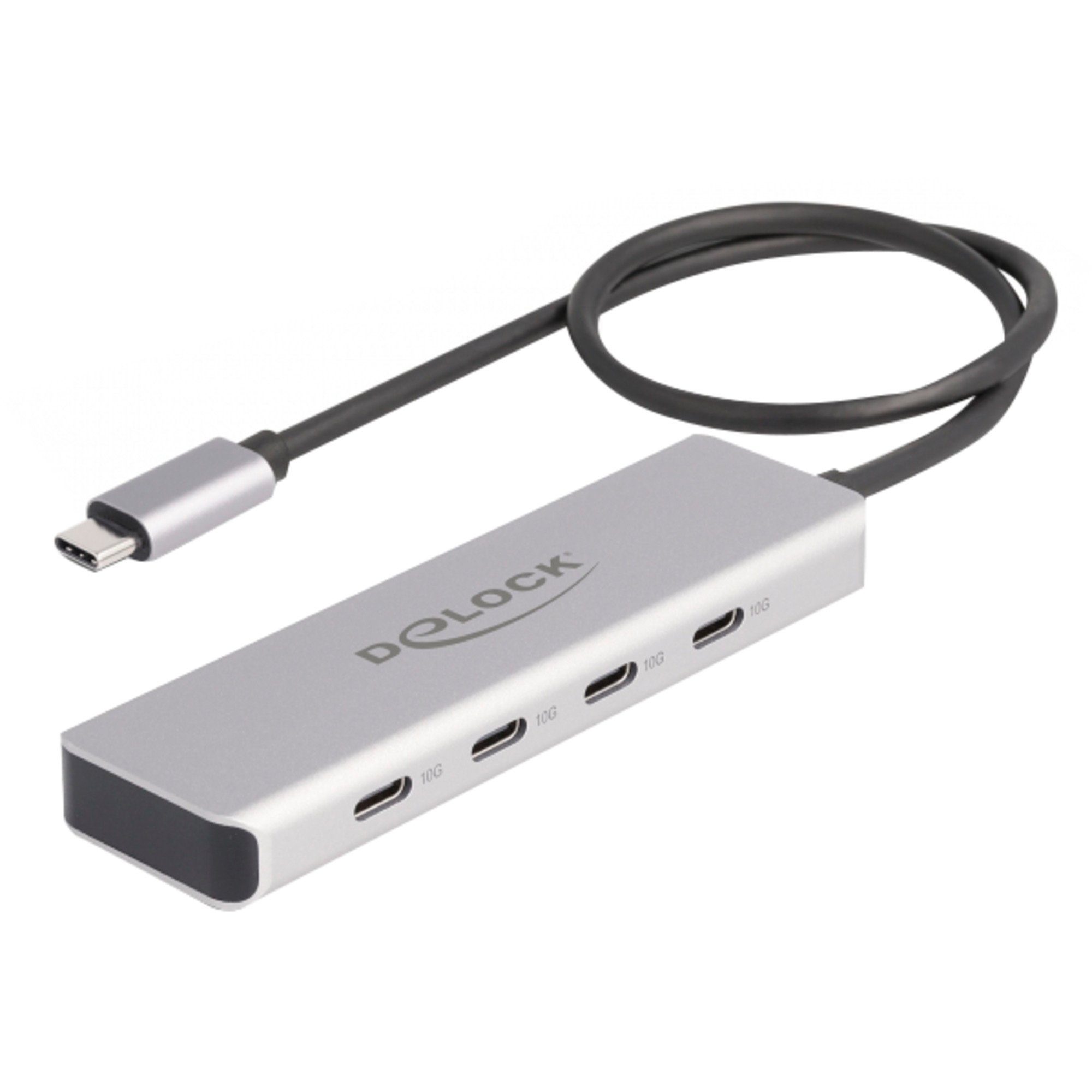 DeLOCK USB 10 Gbps USB Type-C Hub mit 4 x USB USB-Kabel