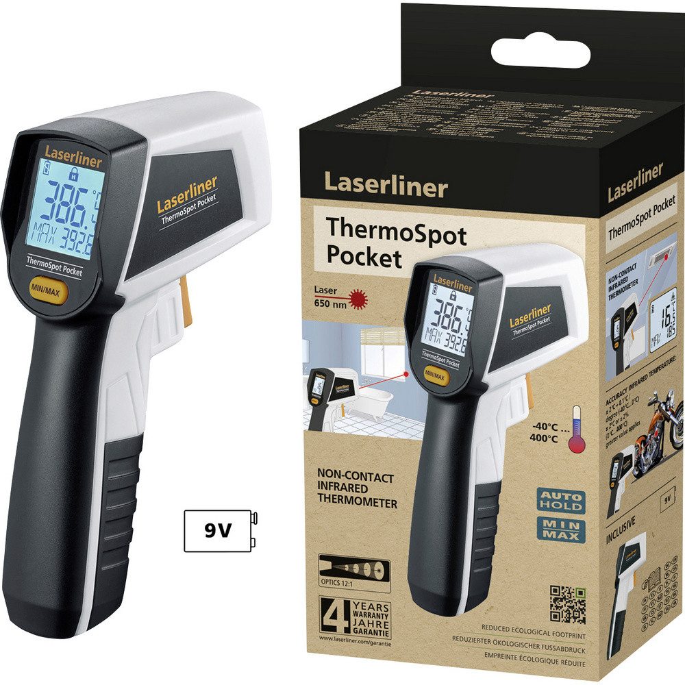 Infrarot-Thermometer Laserliner ThermoSpot Pocket Infrarot-Thermometer
