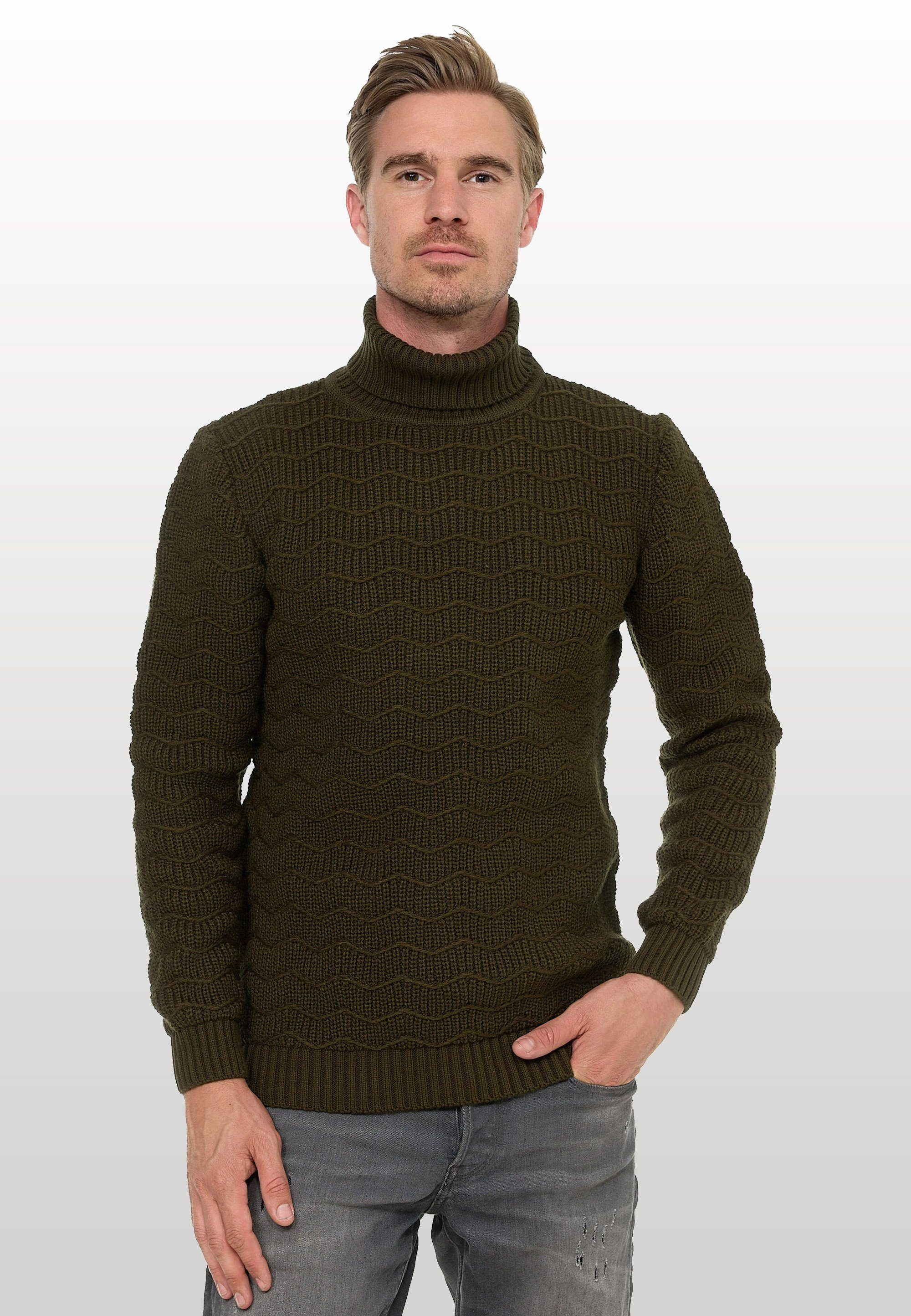 Rusty Neal Rollkragenpullover im angesagten Design günstig online kaufen
