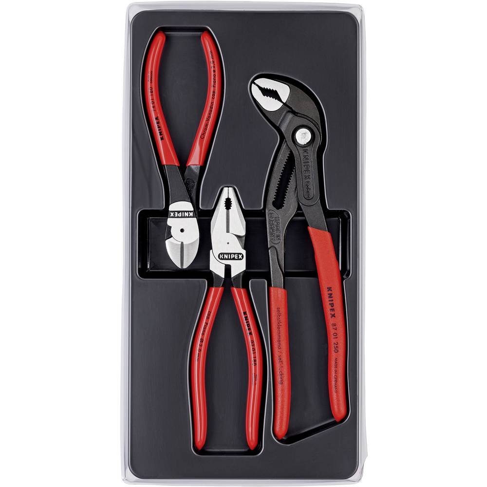 Knipex Zangenset Zangensatz Kraft-Paket 3tlg